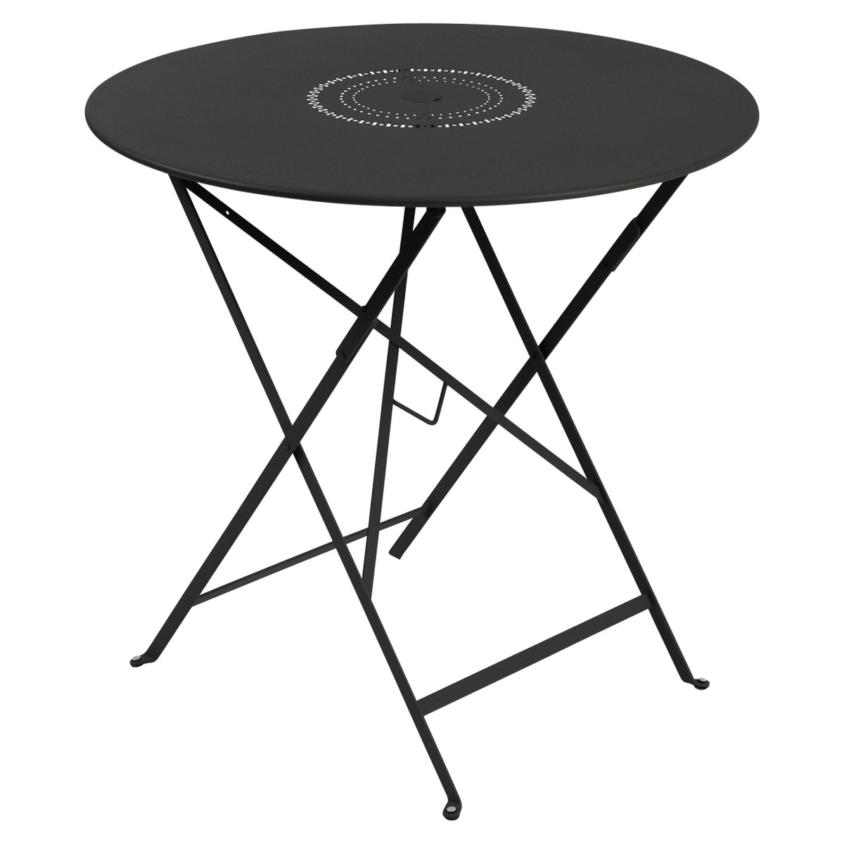 Fermob Floreal Table Floréal ronde Noir charbon L 77 x l 77 x H74cm Diam : 77