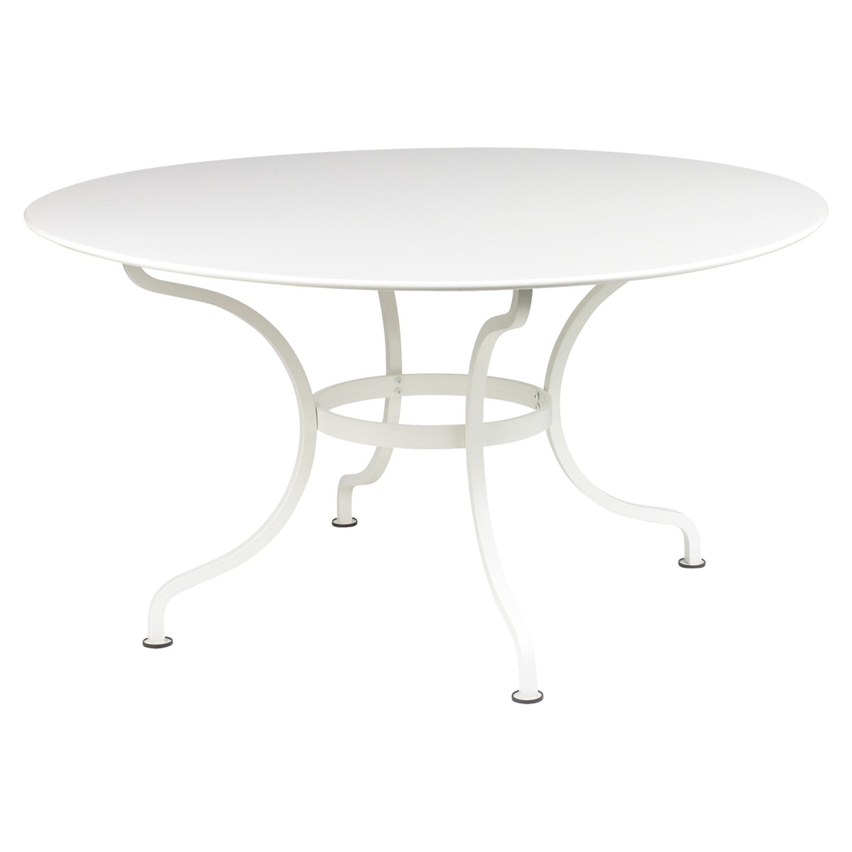 Fermob Romane Table Romane ronde STP Blanc L 137 x l 137 x H75cm Diam : 137