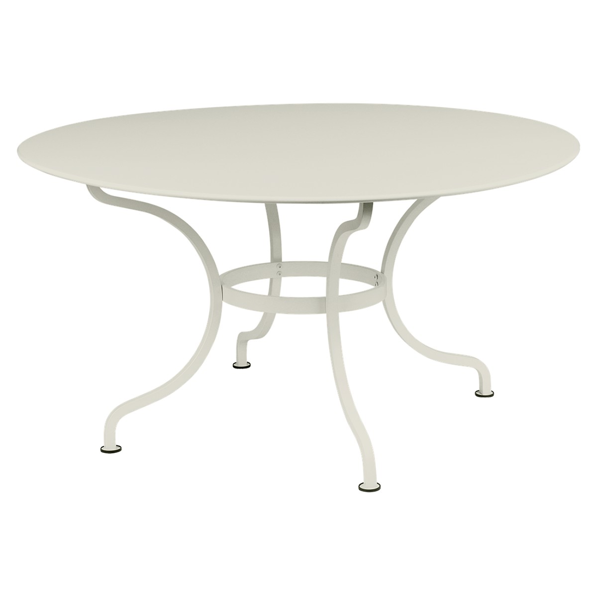 Fermob Romane Table Romane ronde STP Gris perle L 137 x l 137 x H75cm Diam : 137