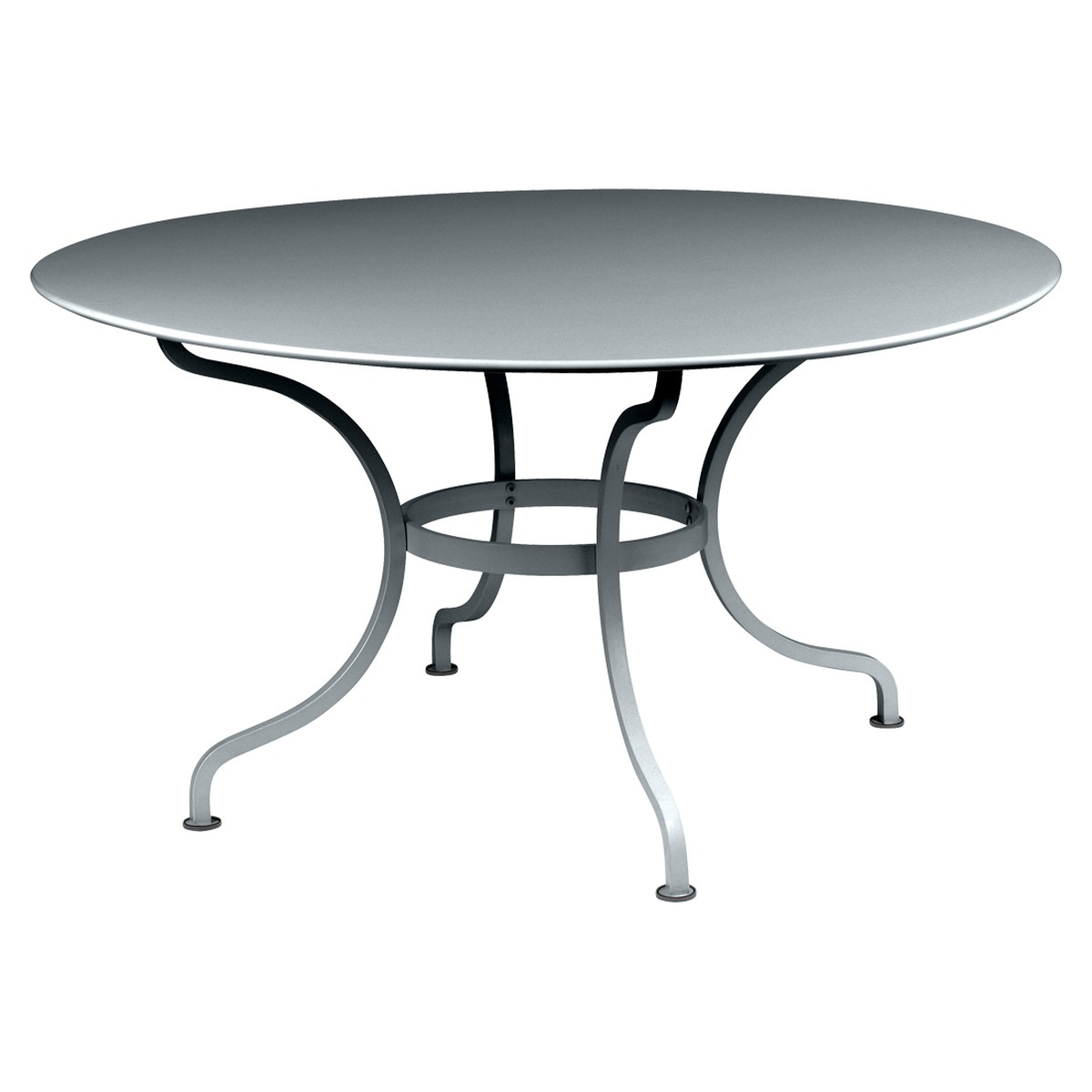 Fermob Romane Table Romane ronde STP Gris fumée L 137 x l 137 x H75cm Diam : 137