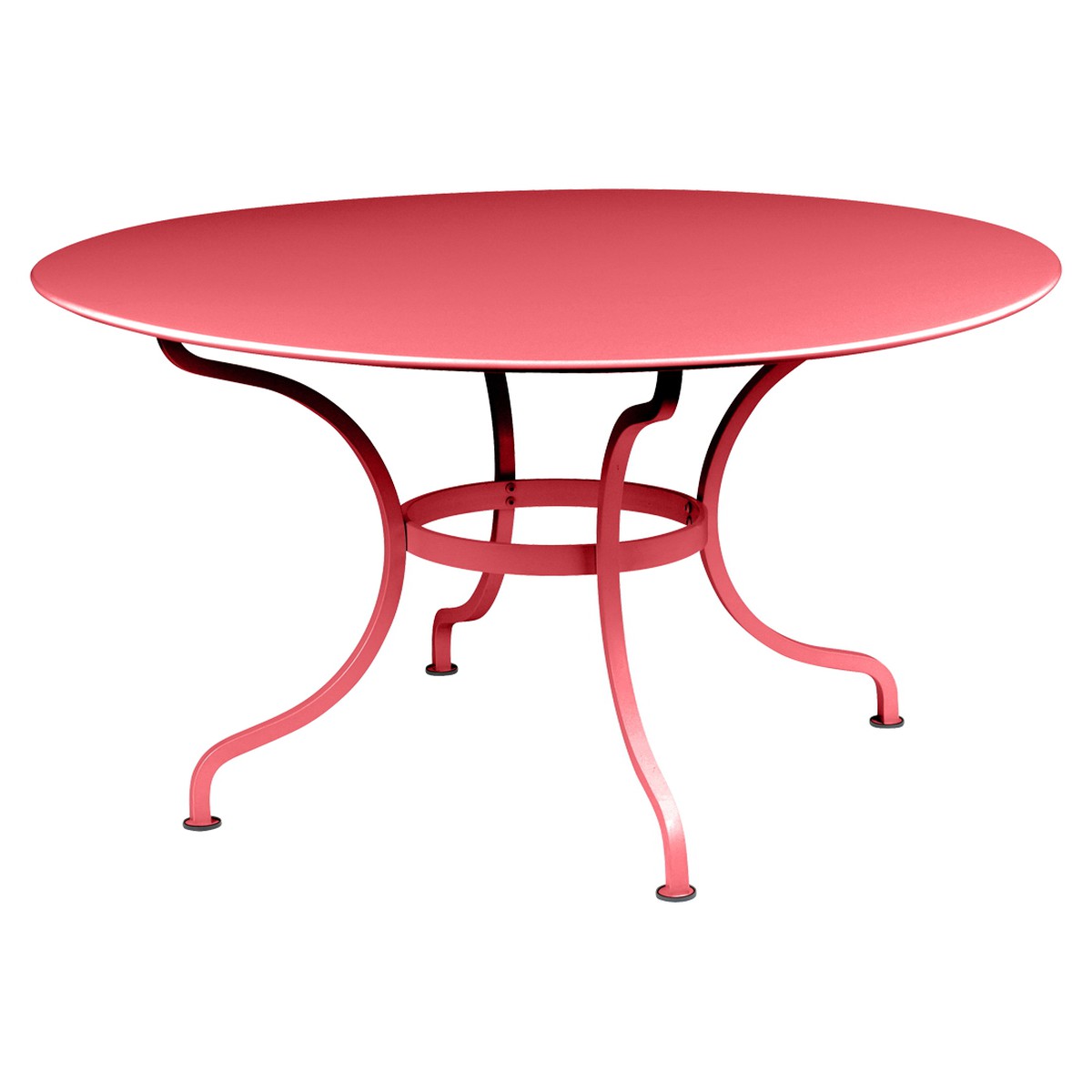 Fermob Romane Table Romane ronde STP Rouge cerise L 137 x l 137 x H75cm Diam : 137