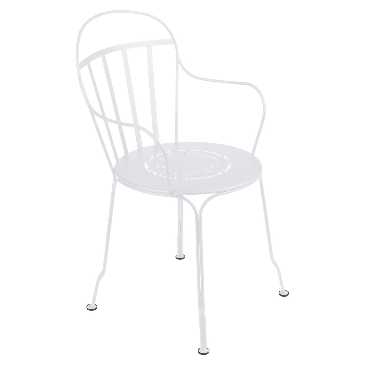 Fermob Louvre Fauteuil de repas Louvre Blanc l 49 x H90cm Diam : 45