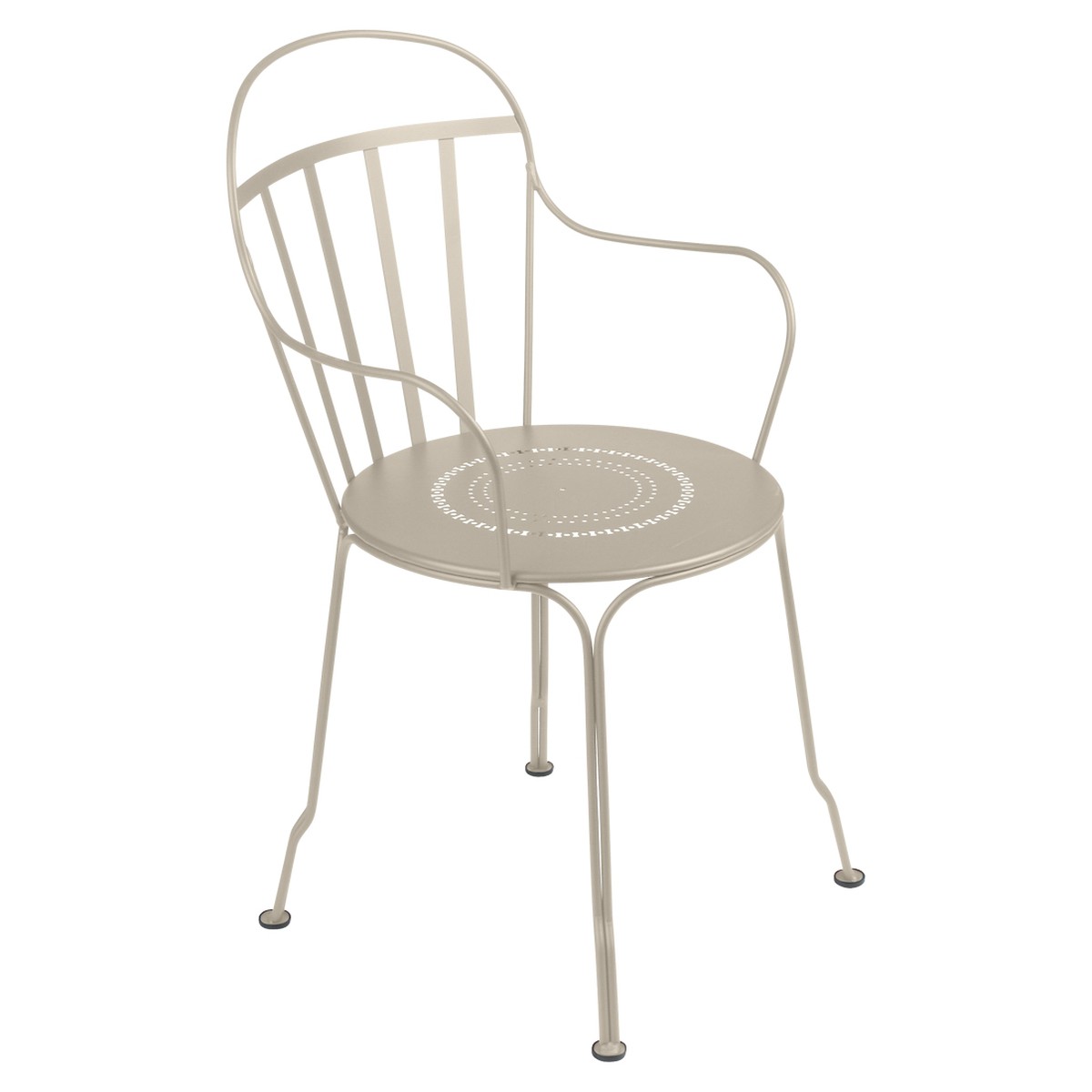 Fermob Louvre Fauteuil de repas Louvre Beige l 49 x H90cm Diam : 45