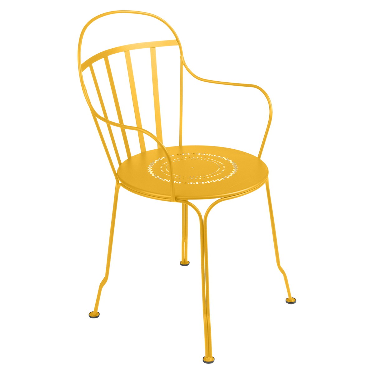 Fermob Louvre Fauteuil de repas Louvre Jaune miel l 49 x H90cm Diam : 45