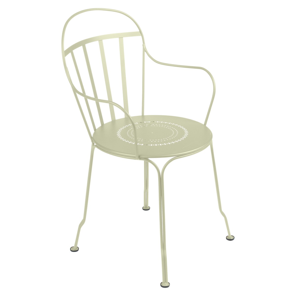 Fermob Louvre Fauteuil de repas Louvre Vert tilleul l 49 x H90cm Diam : 45