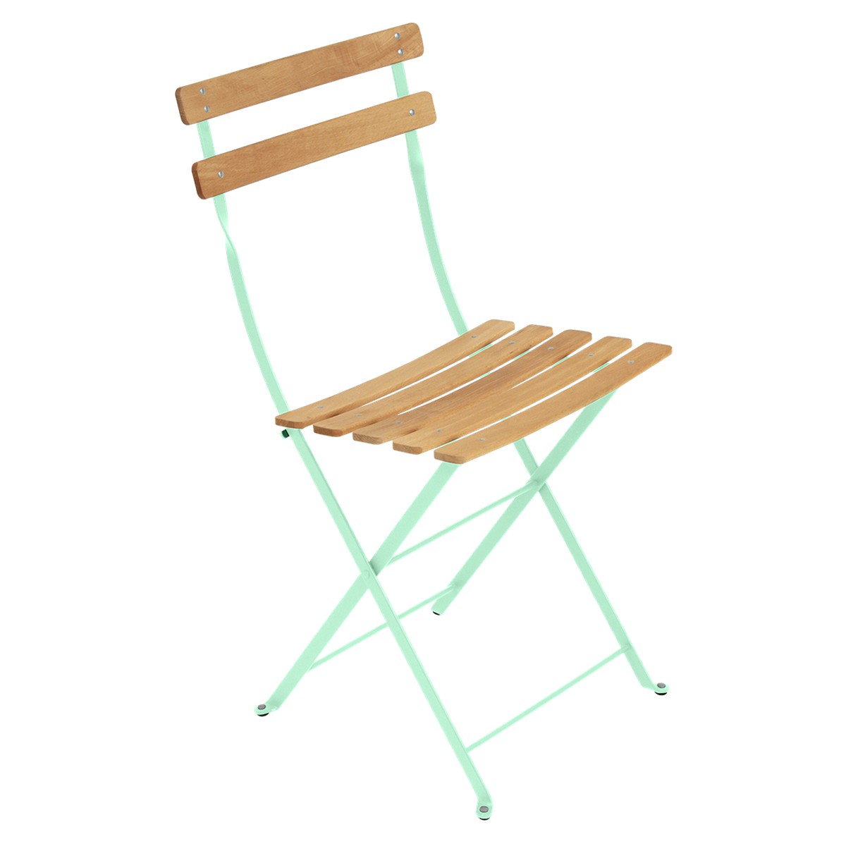 Fermob Bistro Chaise Bistro Naturel Vert menthe à l'eau l 42 x H82cm