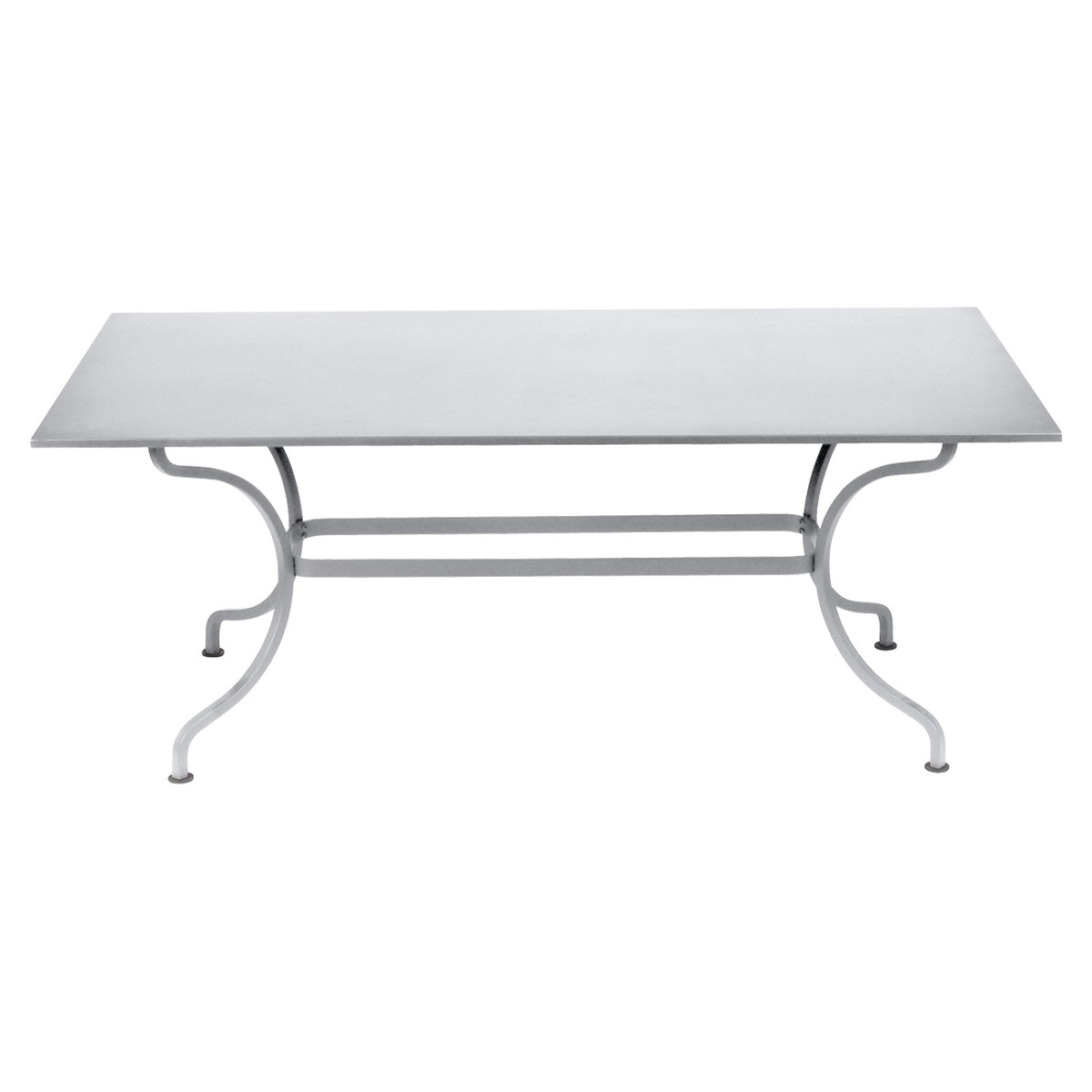 Fermob Romane Table Romane rectangulaire sans allonges Blanc L 180 x l 100 x H75cm