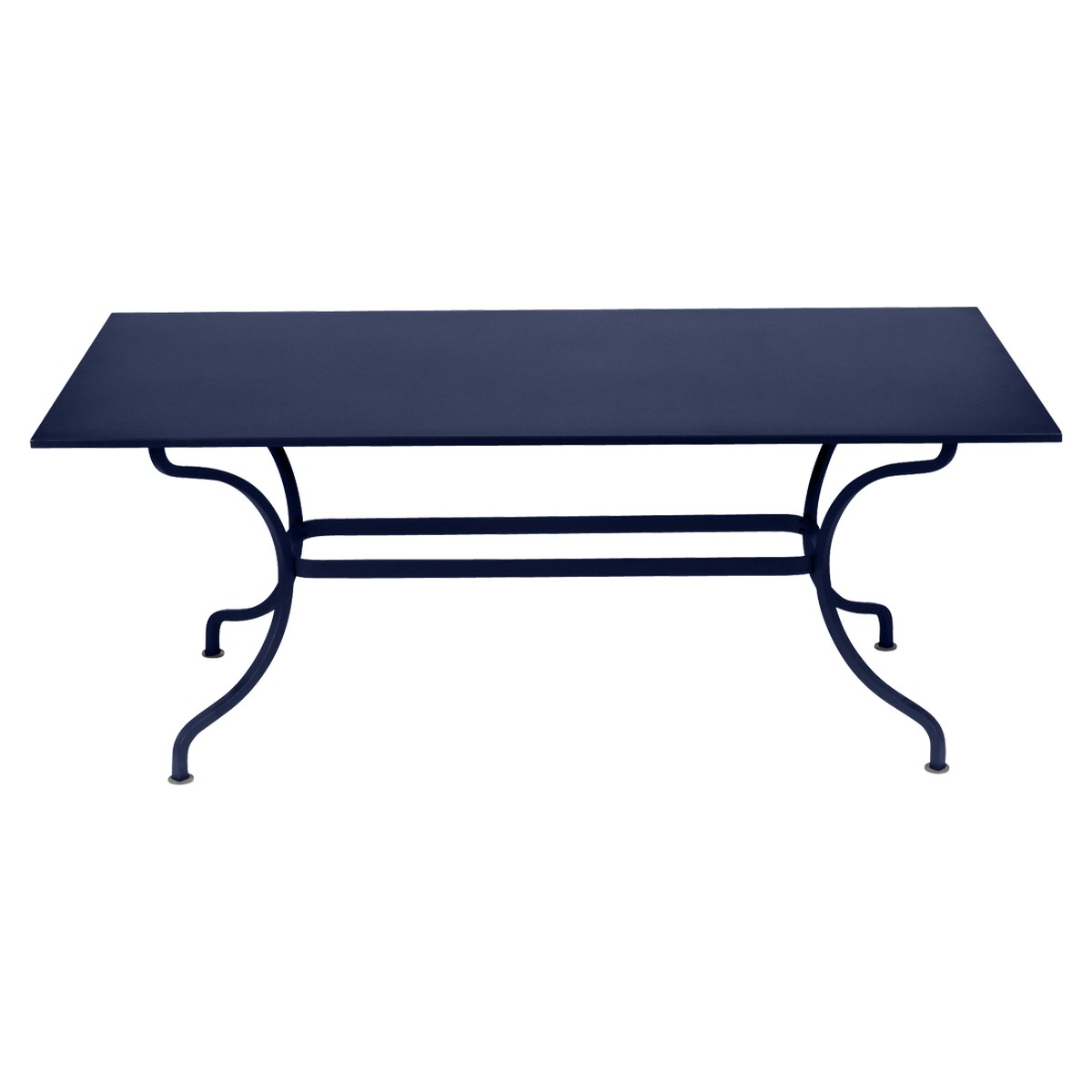 Fermob Romane Table Romane rectangulaire sans allonges Bleu aigue-marine L 180 x l 100 x H75cm