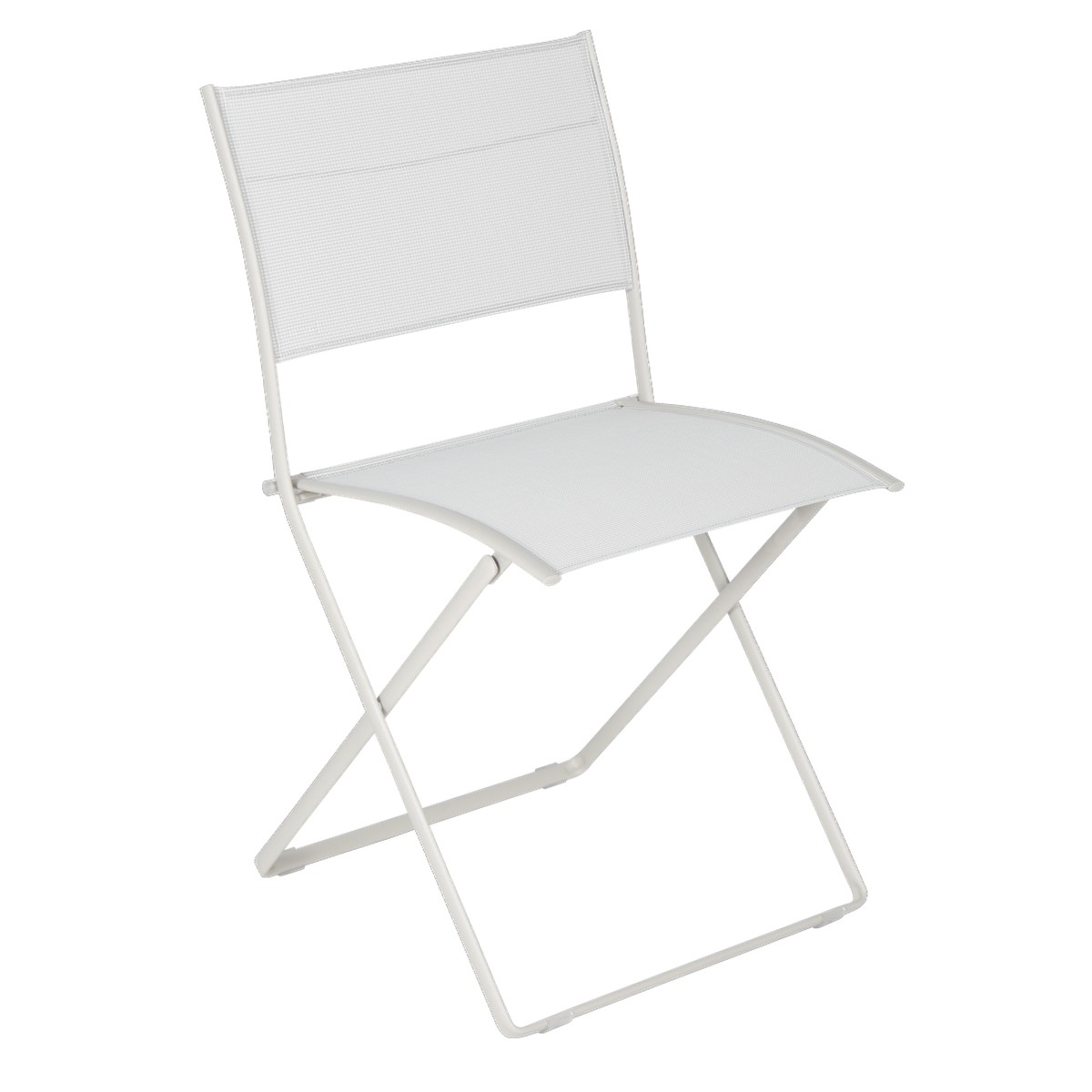 Fermob Plein Air Chaise Plein Air Gris perle L 50.5 x l 47.6 x H82.8cm