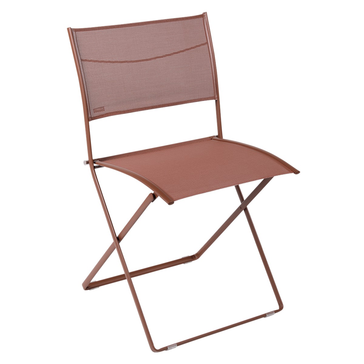 Fermob Plein Air Chaise Plein Air Rouge ocre L 50.5 x l 47.6 x H82.8cm