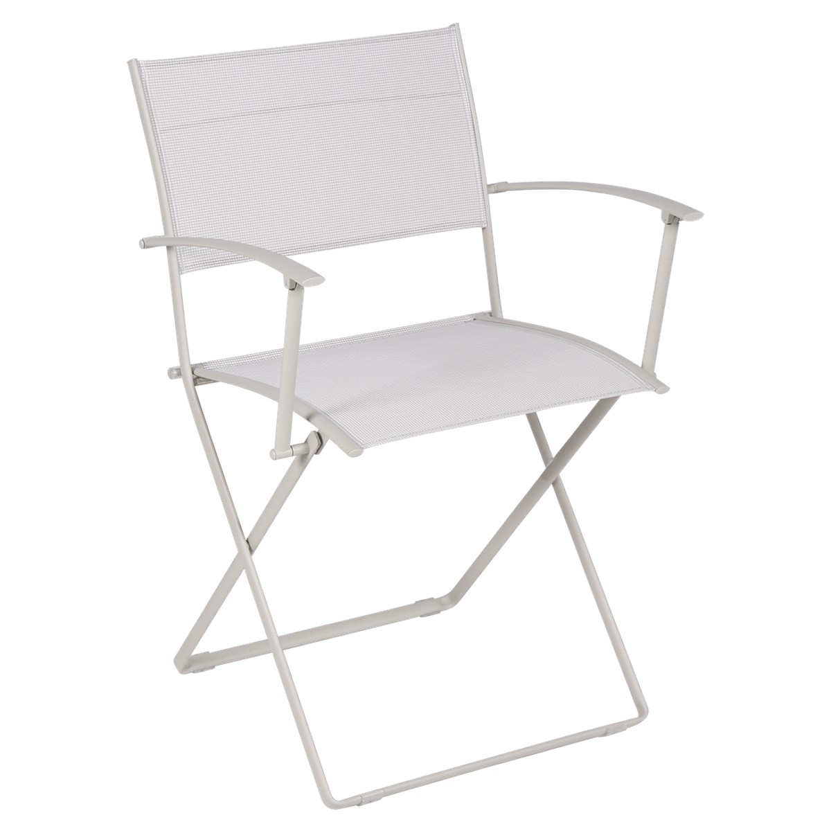 Fermob Plein Air Fauteuil de repas Plein Air Gris perle L 50.5 x l 47.6 x H82.8cm