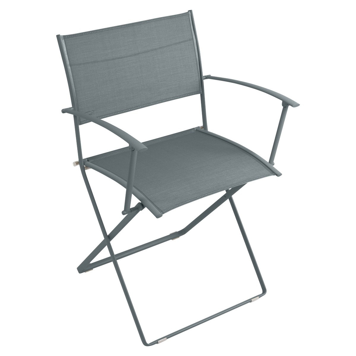 Fermob Plein Air Fauteuil de repas Plein Air Gris fumée L 50.5 x l 47.6 x H82.8cm