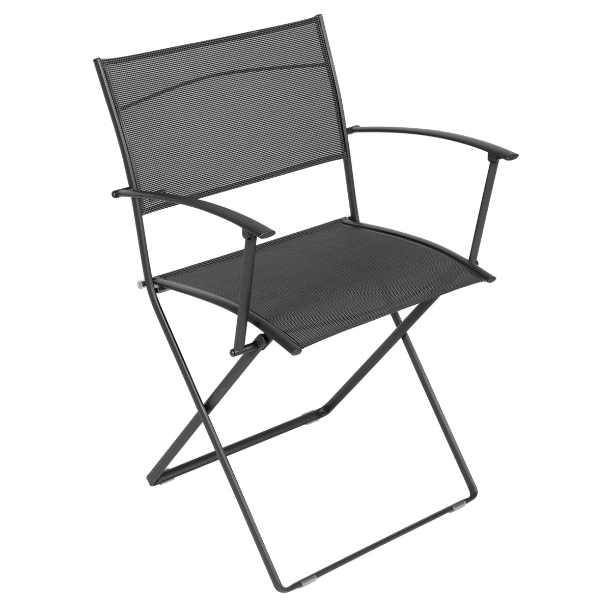 Fermob Plein Air Fauteuil de repas Plein Air Noir de carbone L 50.5 x l 47.6 x H82.8cm