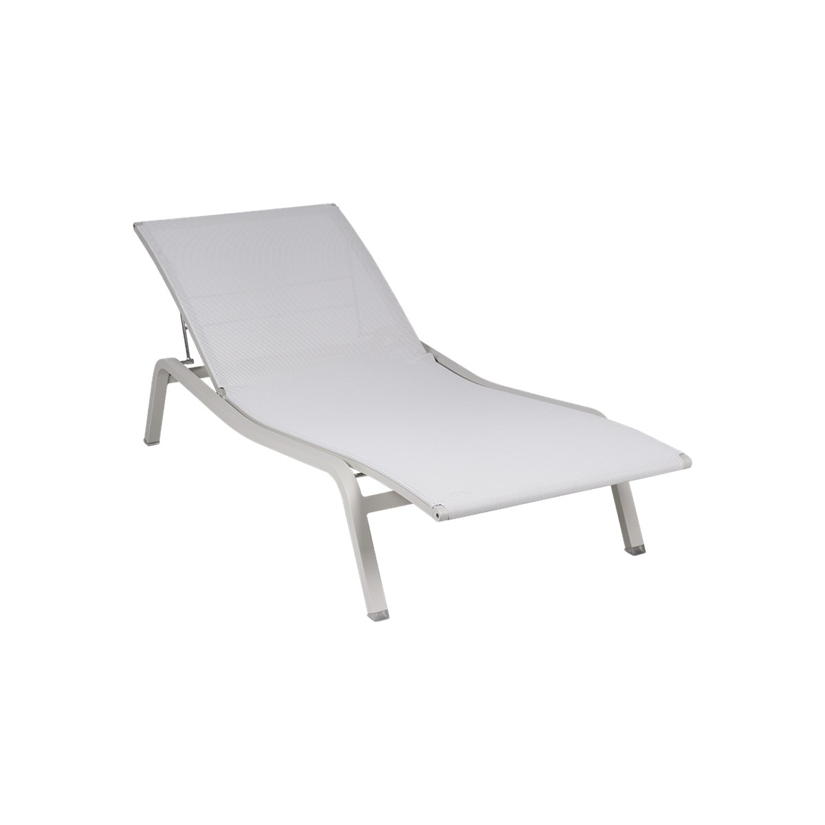 Fermob Alizé Bain de soleil Alizé Gris perle L 190 x l 80cm