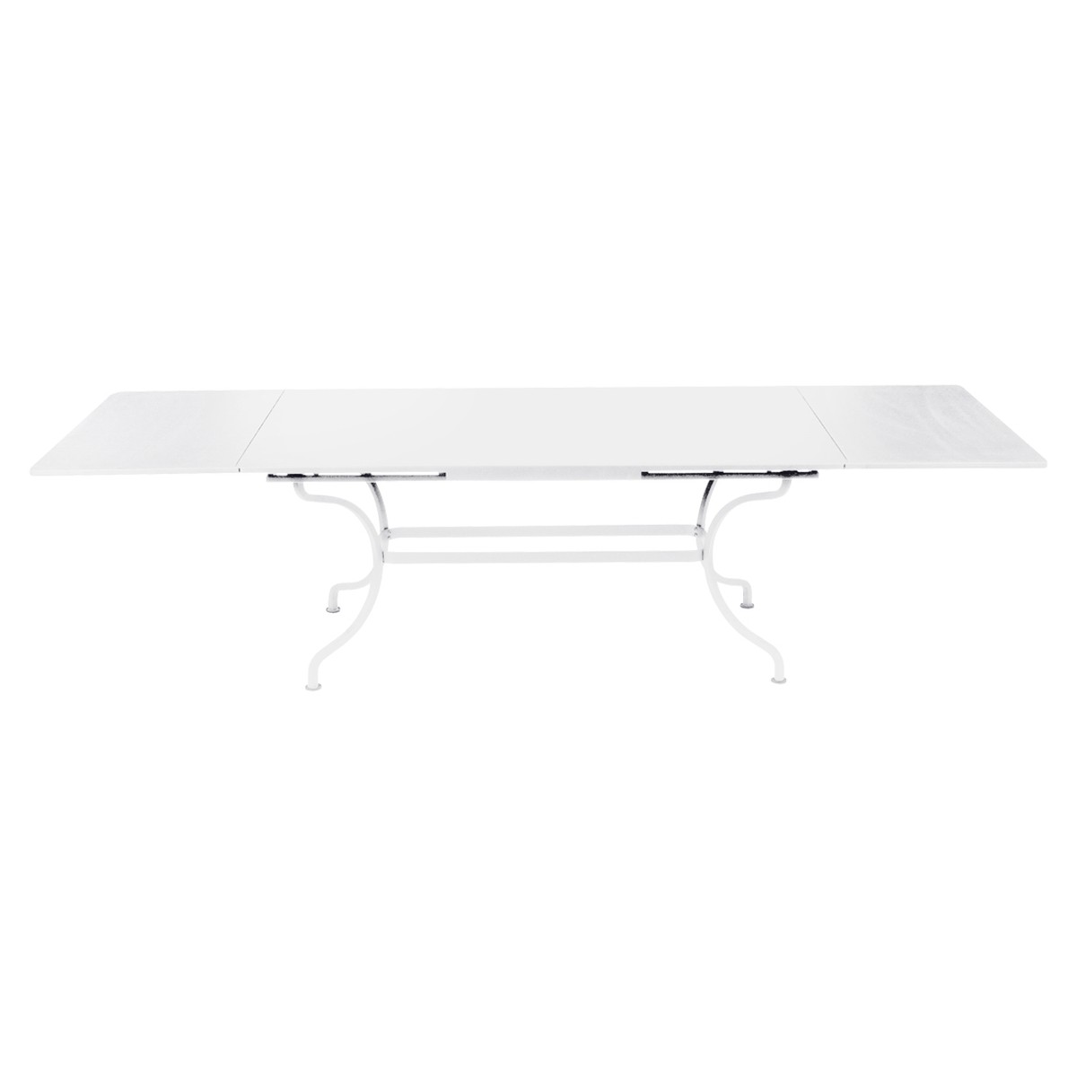 Fermob Romane Table Romane rectangulaire à allonges Blanc L 300 x l 100 x H75cm