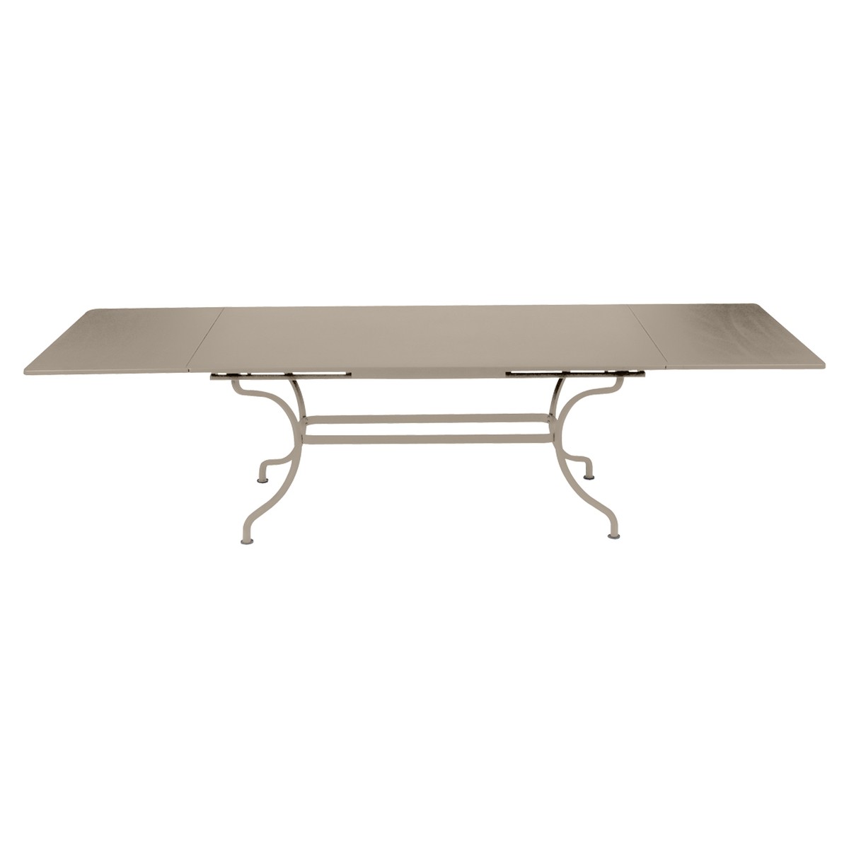 Fermob Romane Table Romane rectangulaire à allonges Beige L 300 x l 100 x H75cm