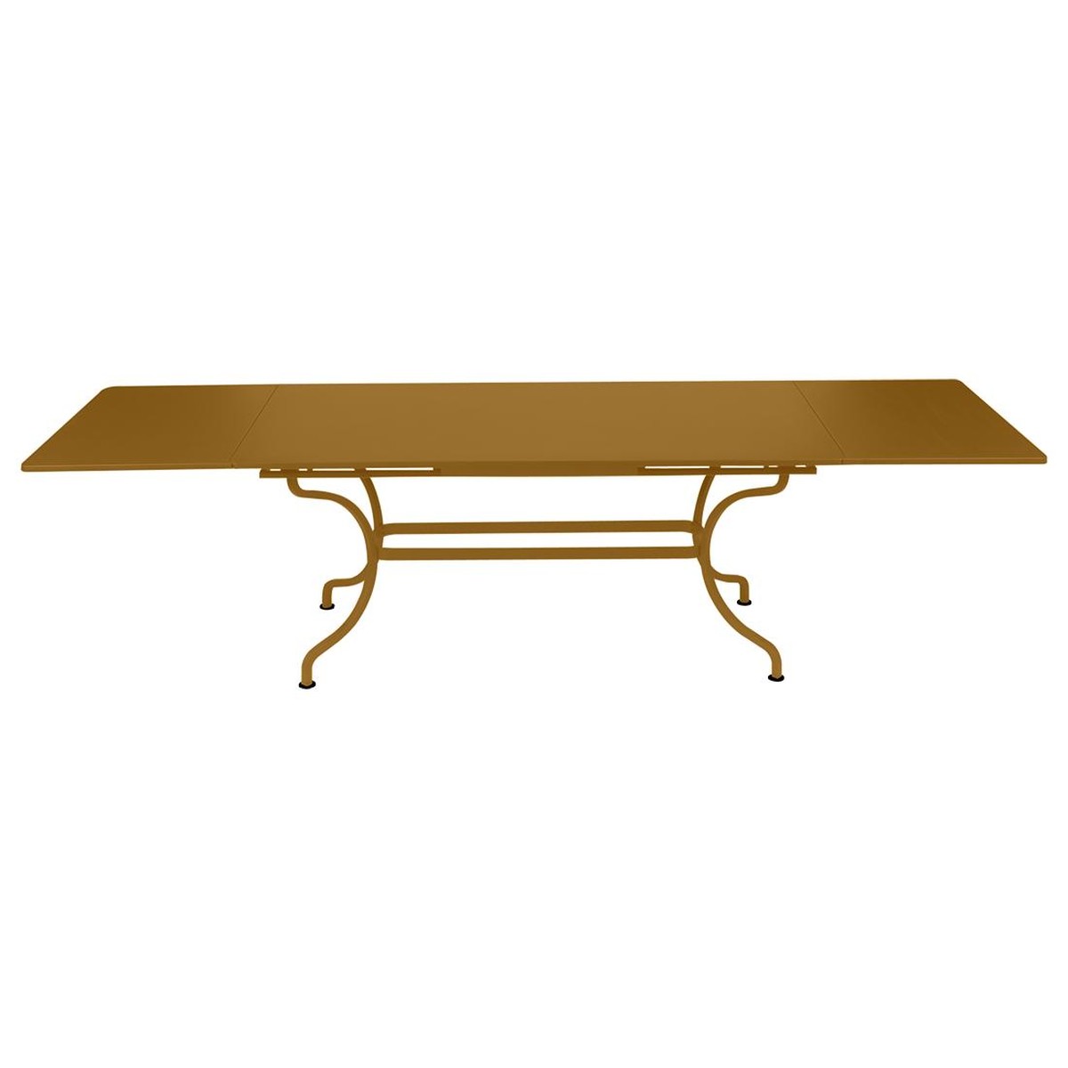 Fermob Romane Table Romane rectangulaire à allonges Brun caramel L 300 x l 100 x H75cm