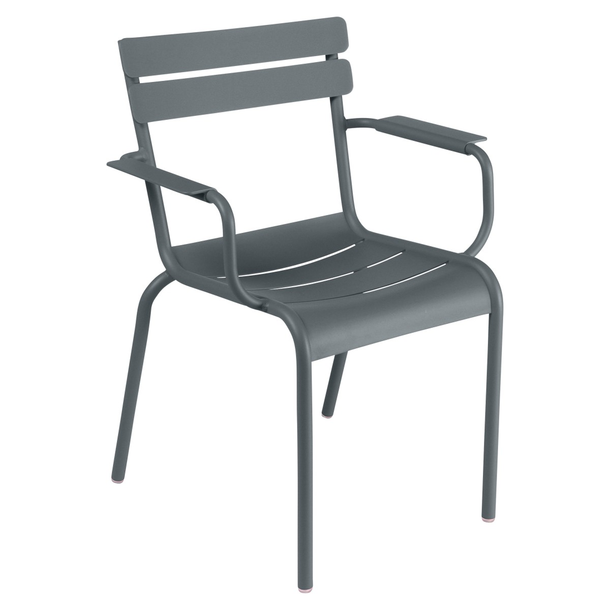 Fermob Luxembourg Fauteuil de repas Luxembourg Gris fumée L 57 x l 65 x H88cm