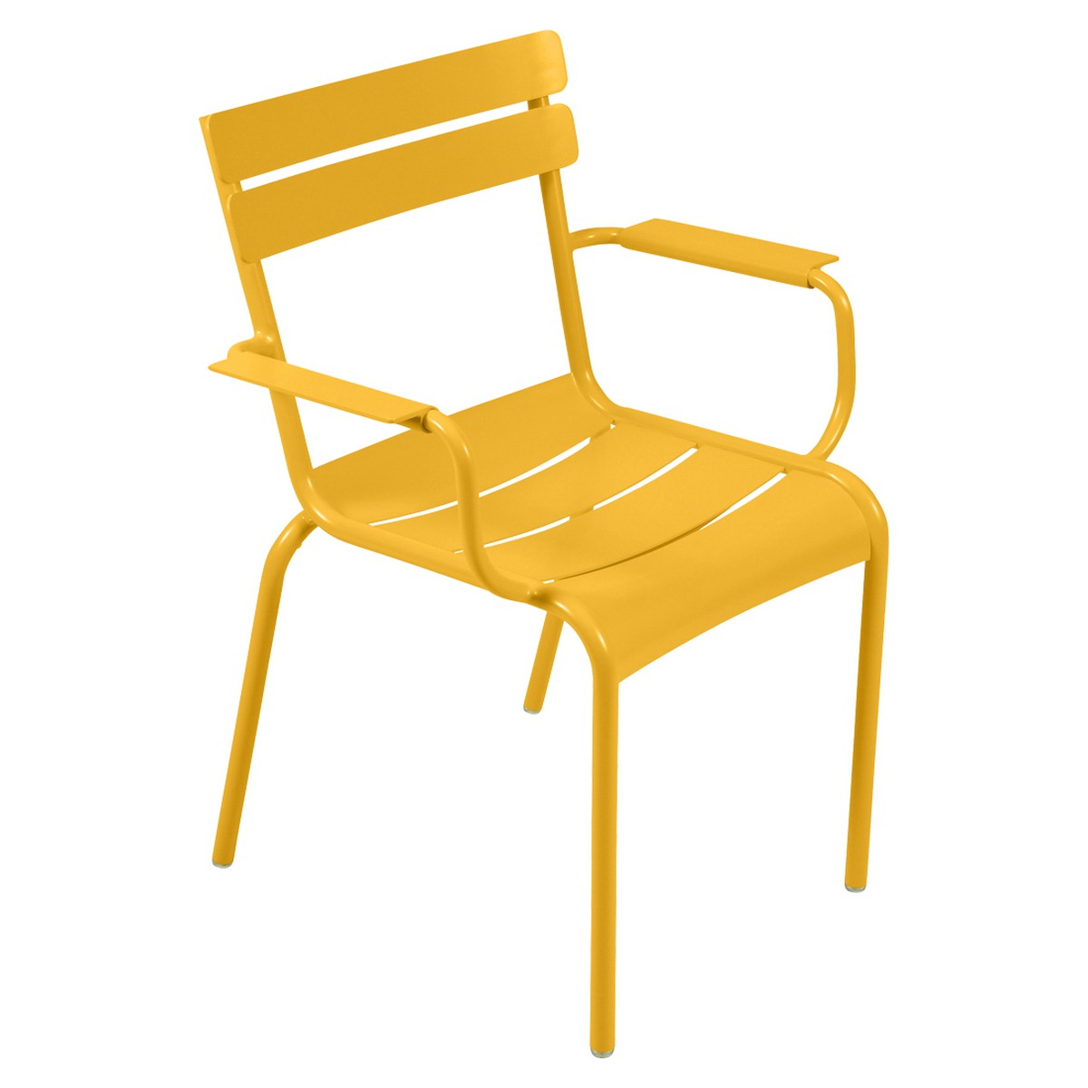 Fermob Luxembourg Fauteuil de repas Luxembourg Jaune miel L 57 x l 65 x H88cm