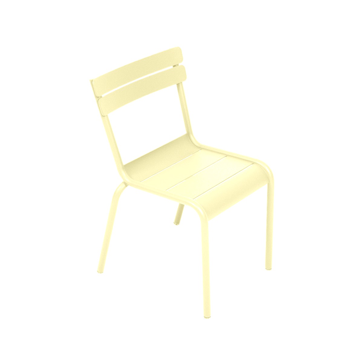 Fermob Luxembourg Chaise Luxembourg Jaune beurre frais L 57 x l 49 x H88cm