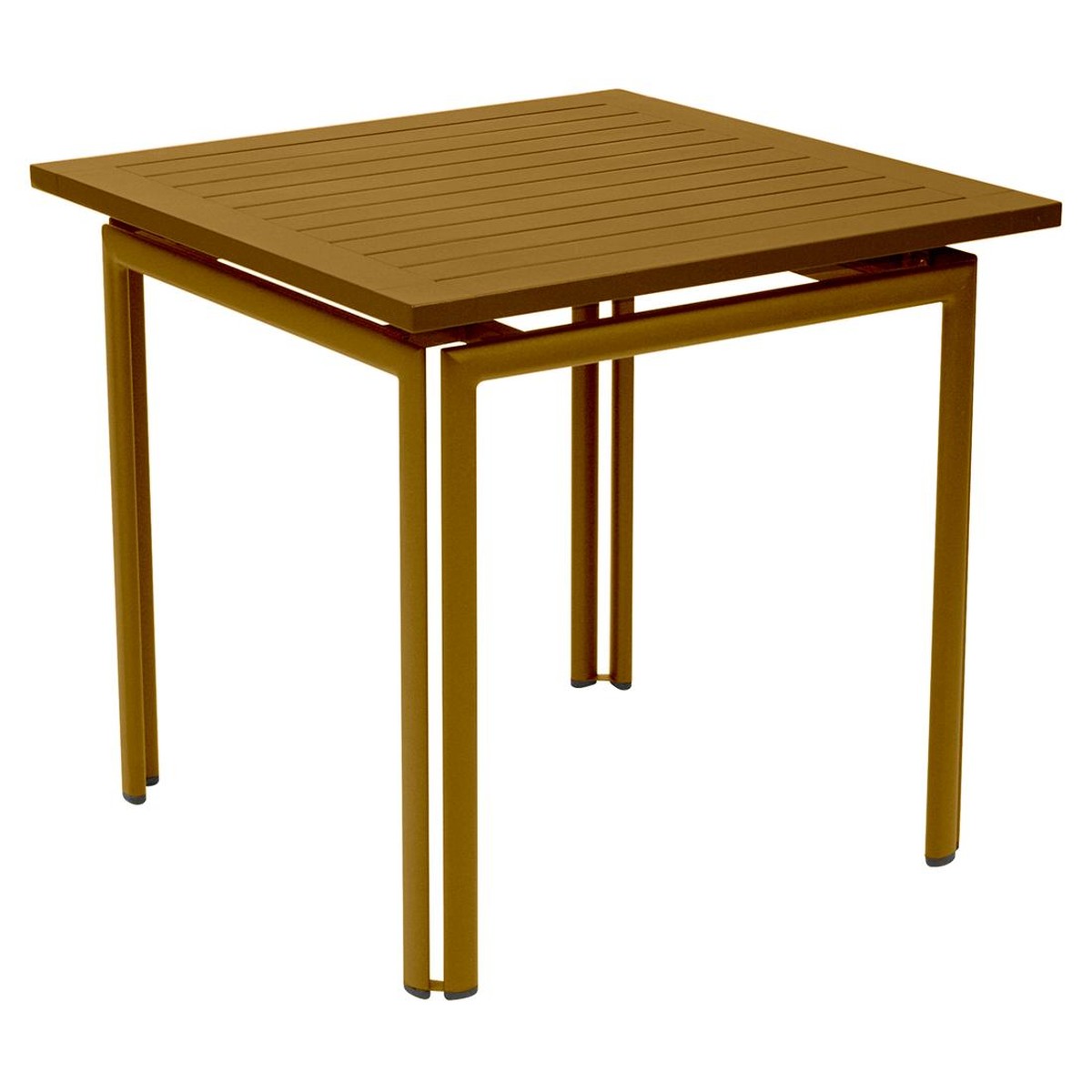 Fermob Costa Table Costa carrée Brun caramel L 80 x l 80 x H74cm