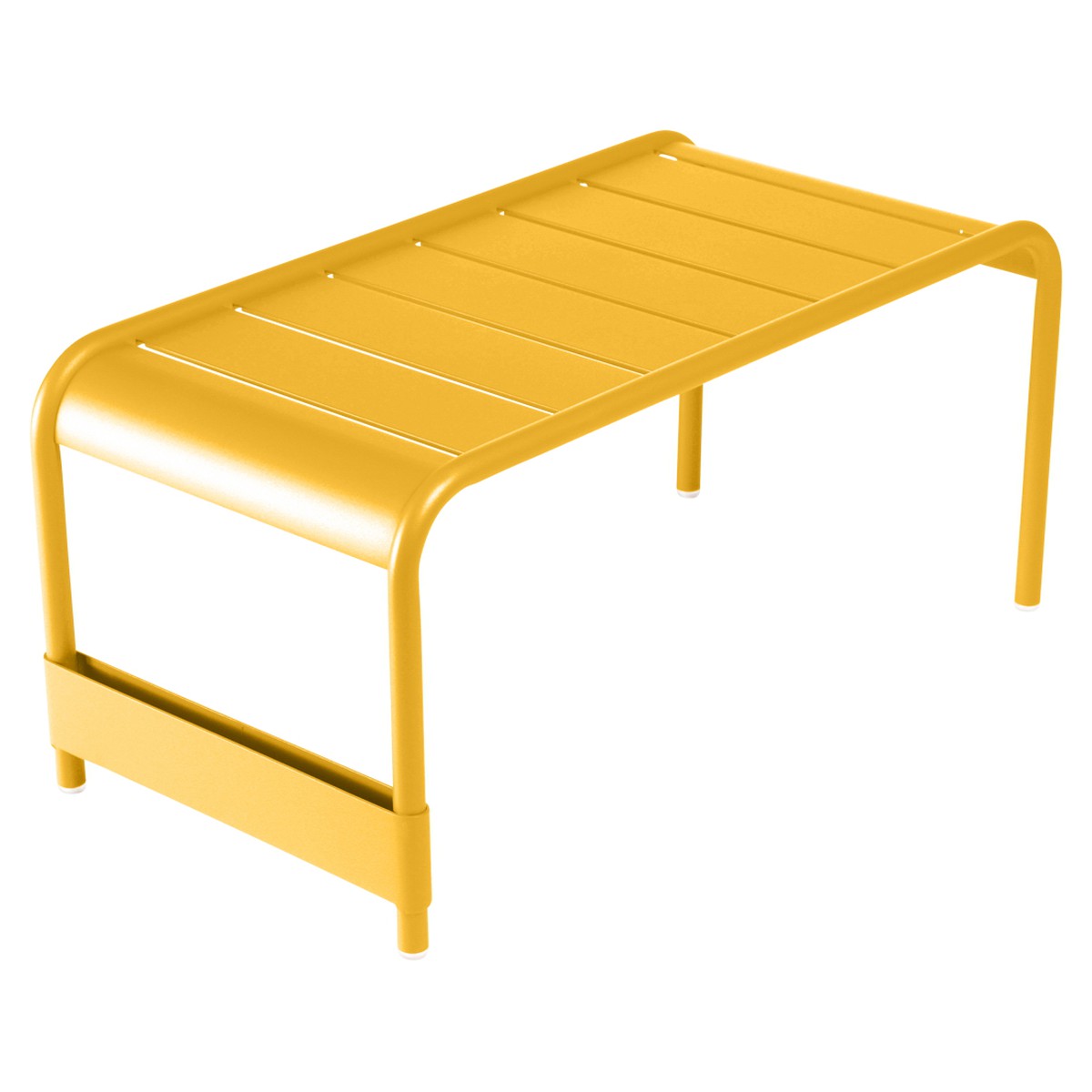 Fermob Luxembourg Table basse Luxembourg rectangulaire Jaune miel L 86 x l 43 x H40cm