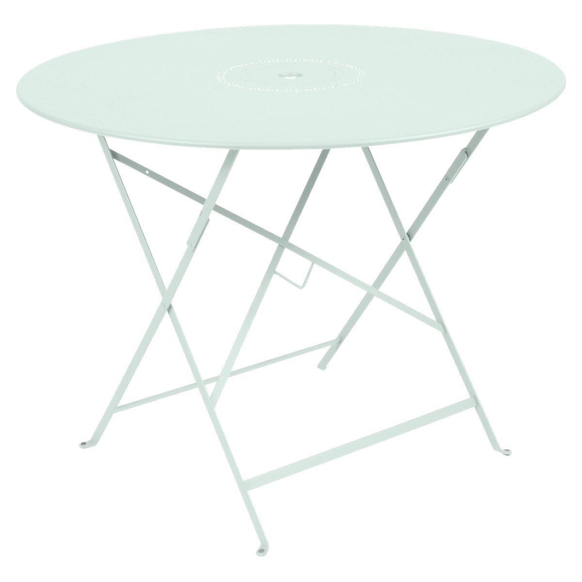 Fermob Floreal Table Floréal ronde Bleu cyan clair L 96 x l 96 x H74cm Diam : 96