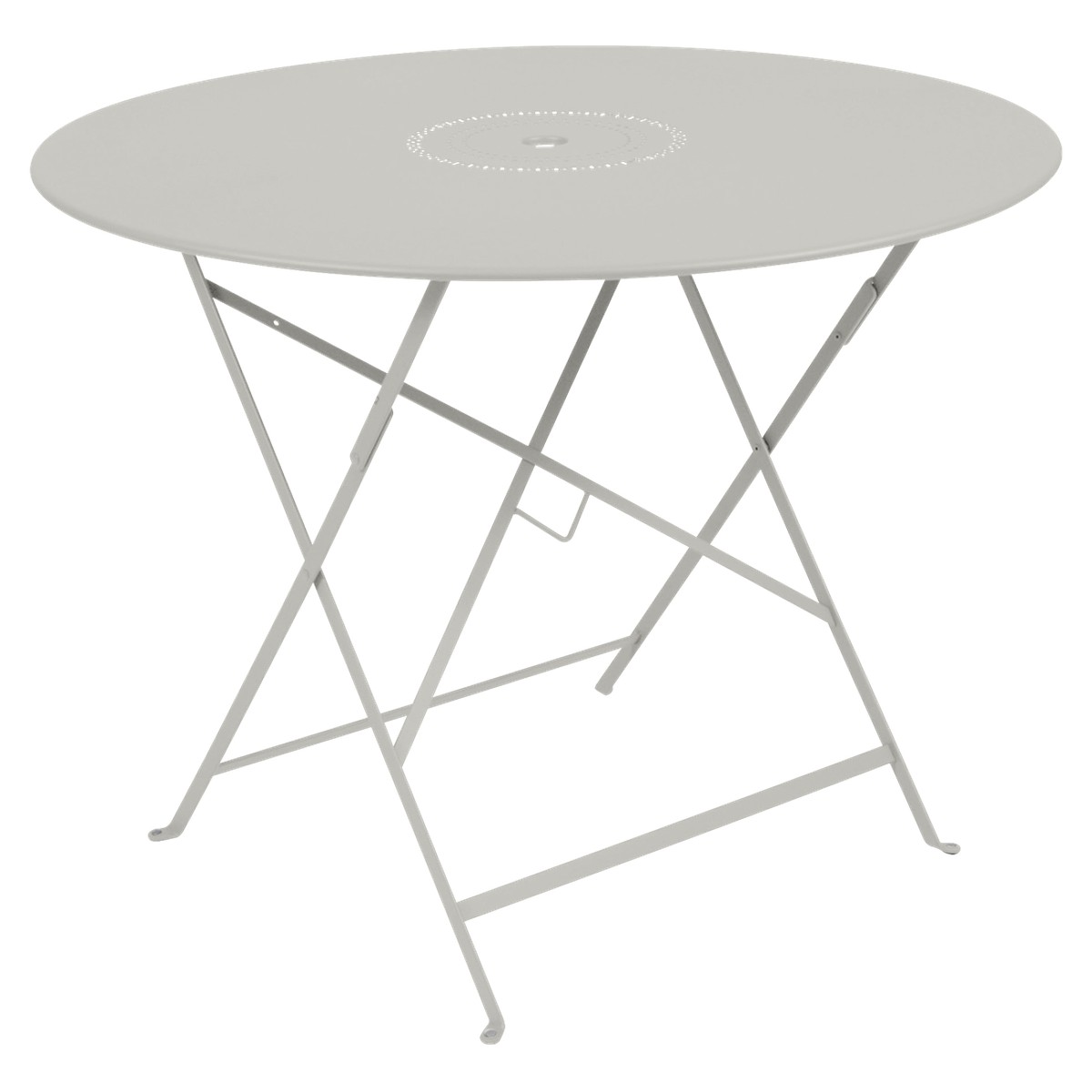 Fermob Floreal Table Floréal ronde Gris perle L 96 x l 96 x H74cm Diam : 96