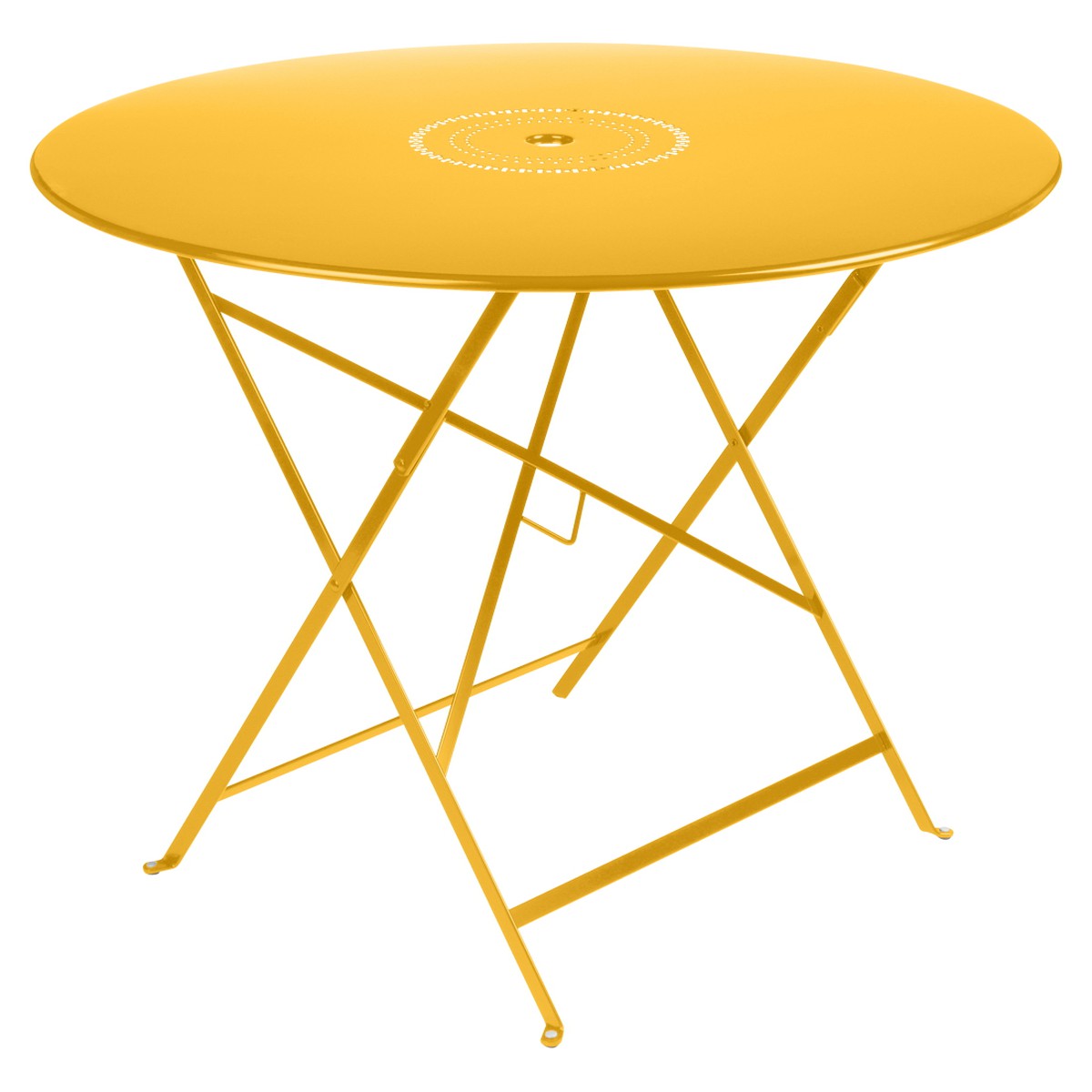 Fermob Floreal Table Floréal ronde Jaune miel L 96 x l 96 x H74cm Diam : 96