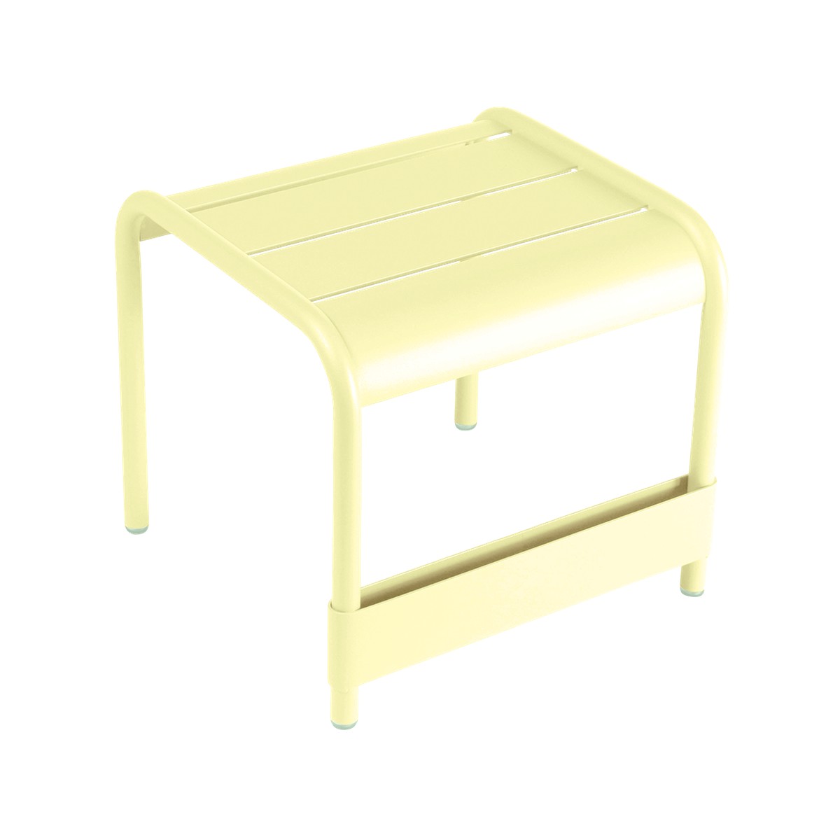 Fermob Luxembourg Table basse Luxembourg petite Jaune beurre frais L 43 x l 42 x H40cm