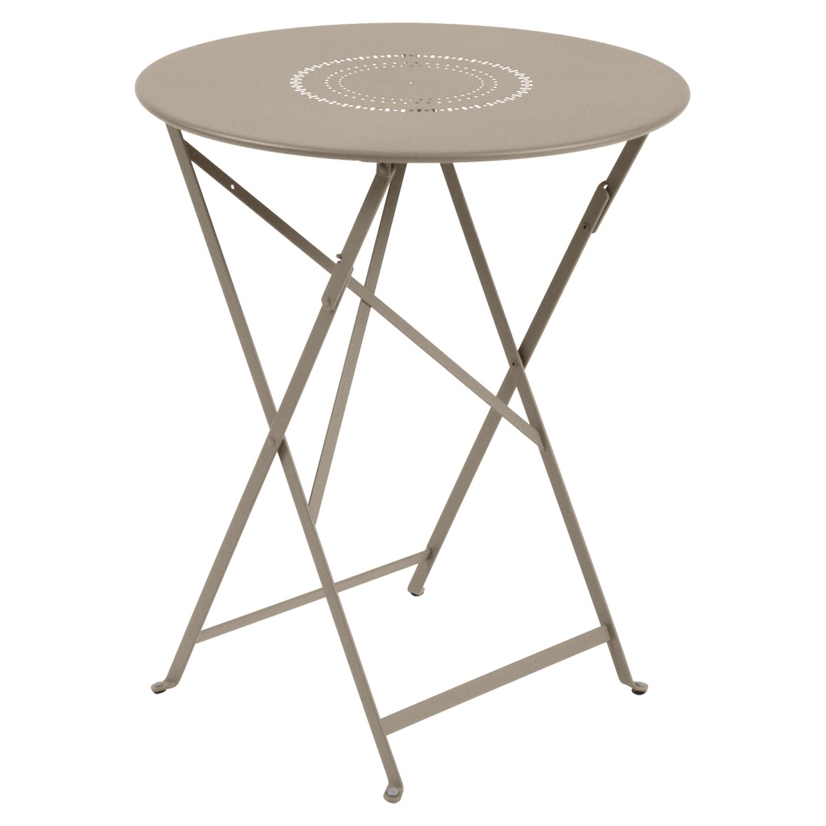 Fermob Floreal Table Floréal ronde Beige L 60 x l 60 x H74cm Diam : 60