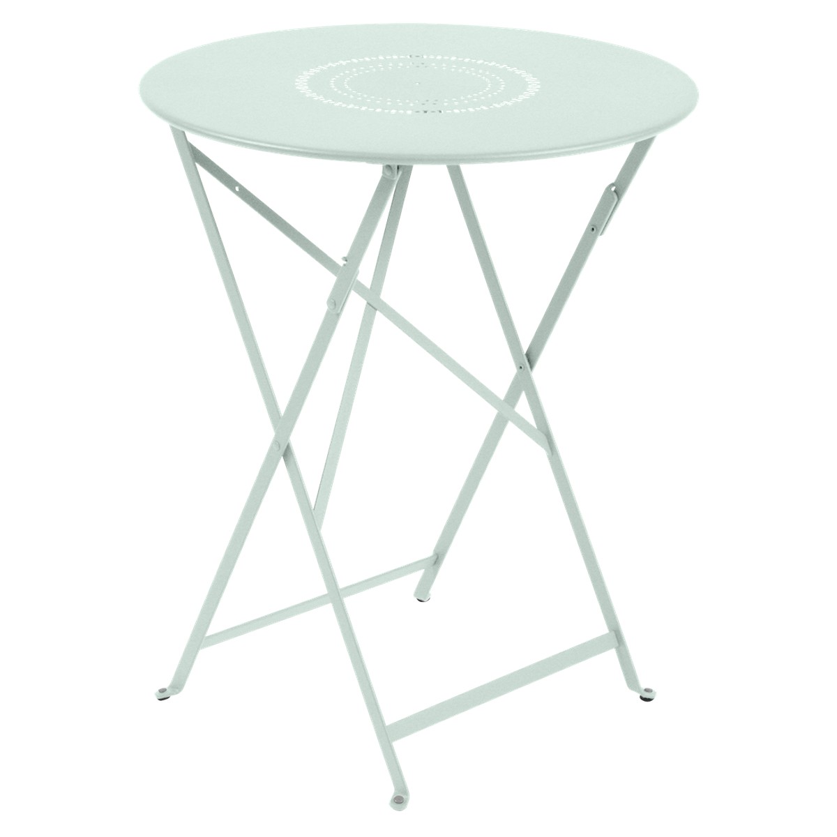 Fermob Floreal Table Floréal ronde Bleu cyan clair L 60 x l 60 x H74cm Diam : 60