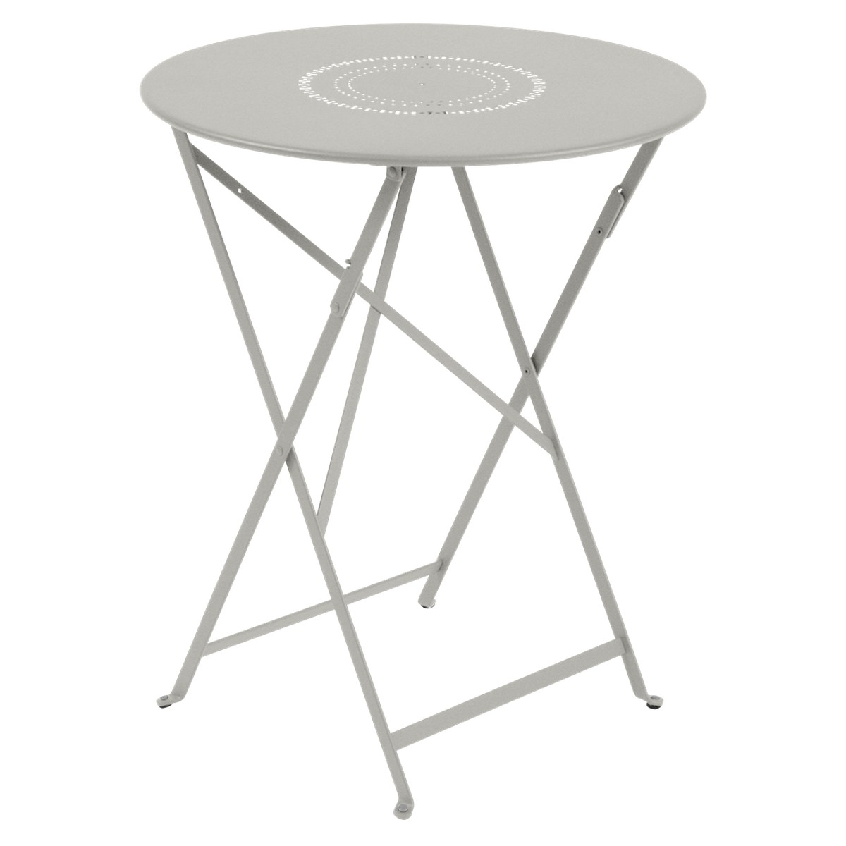 Fermob Floreal Table Floréal ronde Gris perle L 60 x l 60 x H74cm Diam : 60