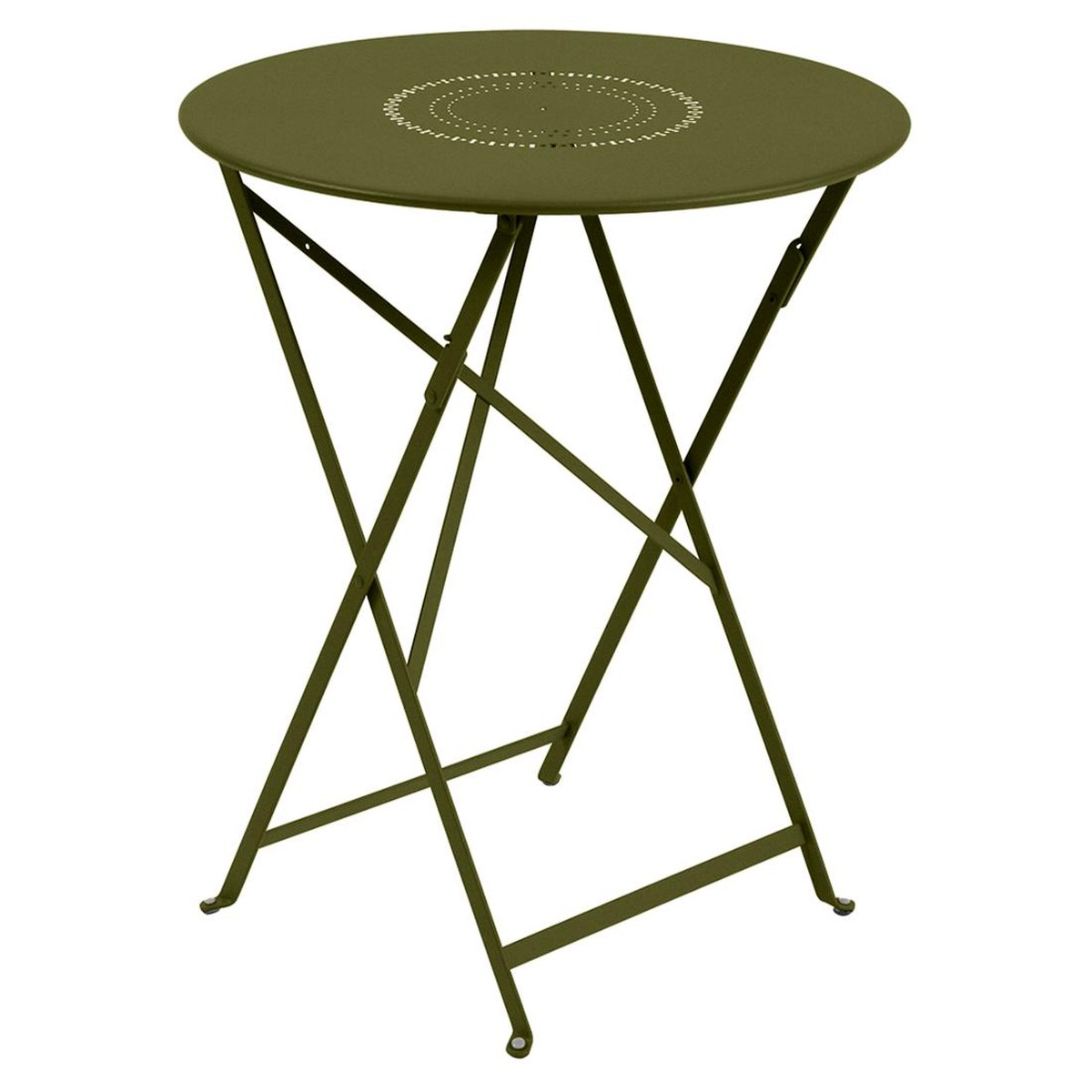 Fermob Floreal Table Floréal ronde Vert mousse L 60 x l 60 x H74cm Diam : 60