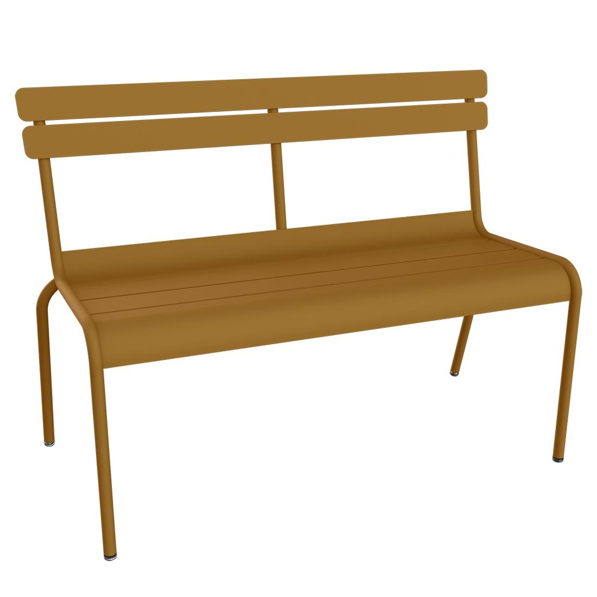 Fermob Luxembourg Banc Luxembourg Brun caramel L 118 x l 56 x H86cm