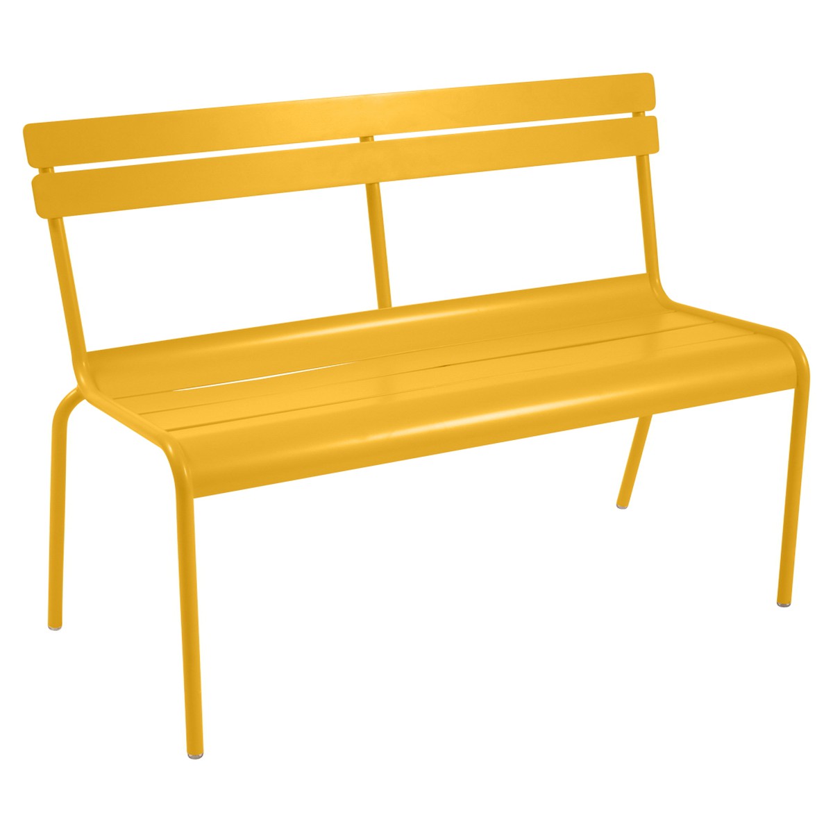 Fermob Luxembourg Banc Luxembourg Jaune miel L 118 x l 56 x H86cm