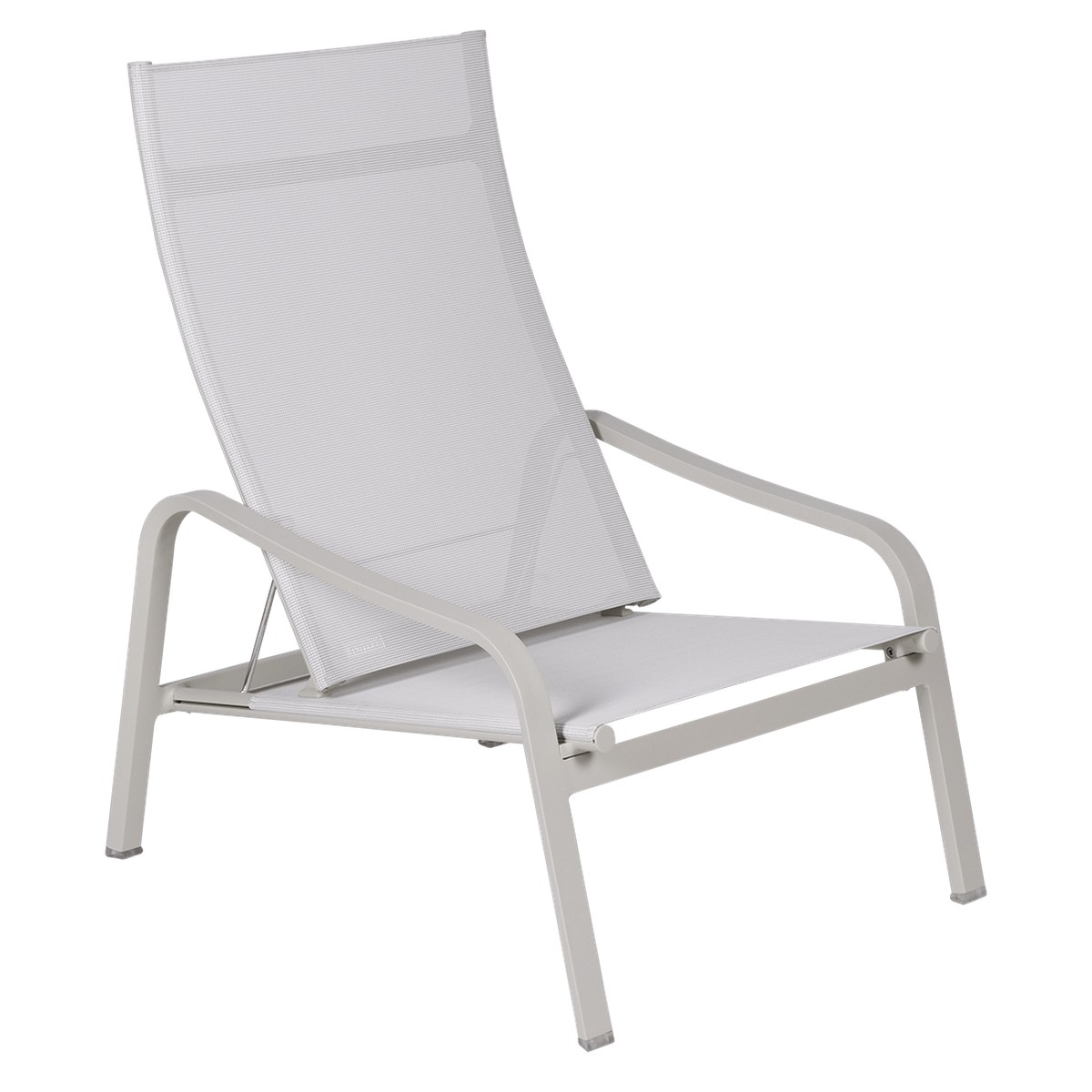 Fermob Alizé Fauteuil reglable Alize Gris perle L 88 x l 68cm