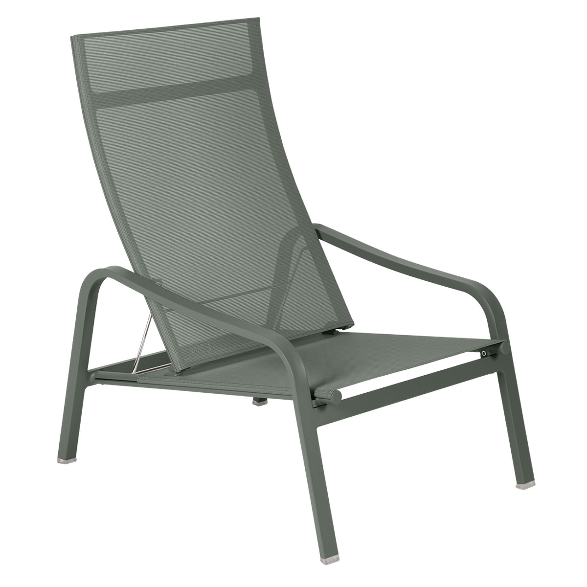 Fermob Alizé Fauteuil réglable Alizé Vert de gris L 88 x l 68cm