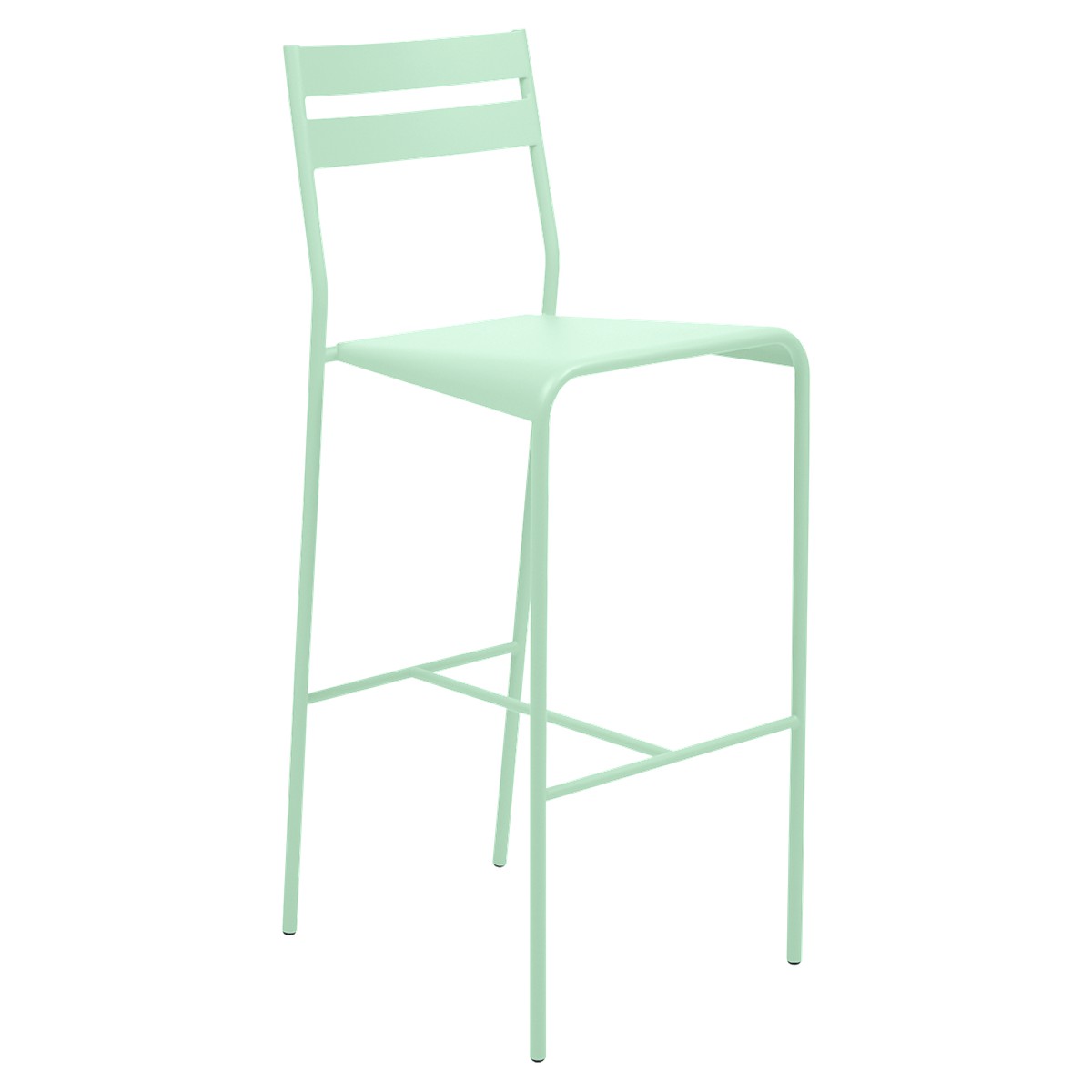 Fermob Facto Chaise de bar Facto Vert menthe à l'eau L 50 x l 36 x H106cm