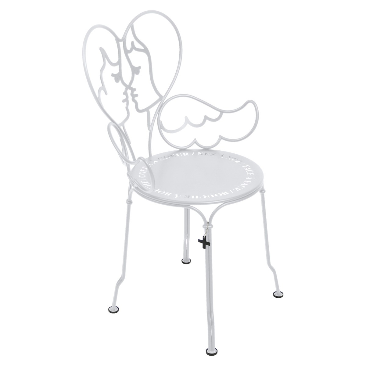 Fermob Ange Chaise Ange Blanc H88cm Diam : 40