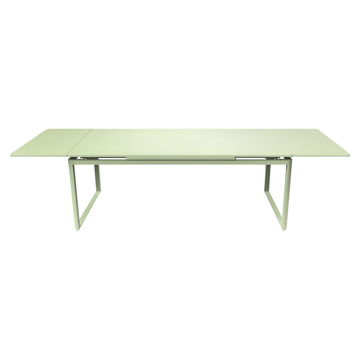 Fermob Biarritz Table Biarritz rectangulaire à allonges Vert tilleul L 300 x l 100 x H75cm