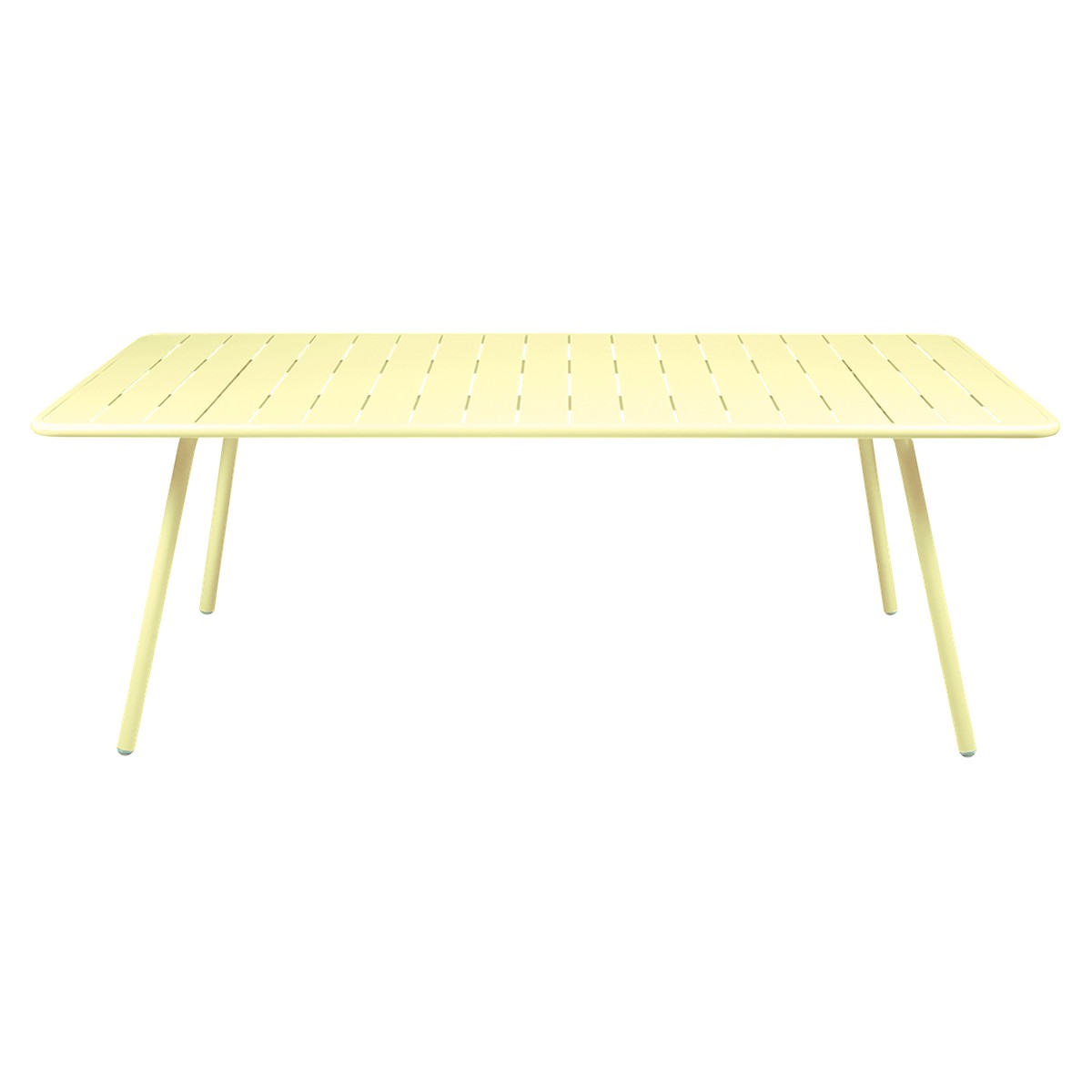 Fermob Luxembourg Table Luxembourg rectangulaire Jaune beurre frais L 207 x l 100 x H74cm