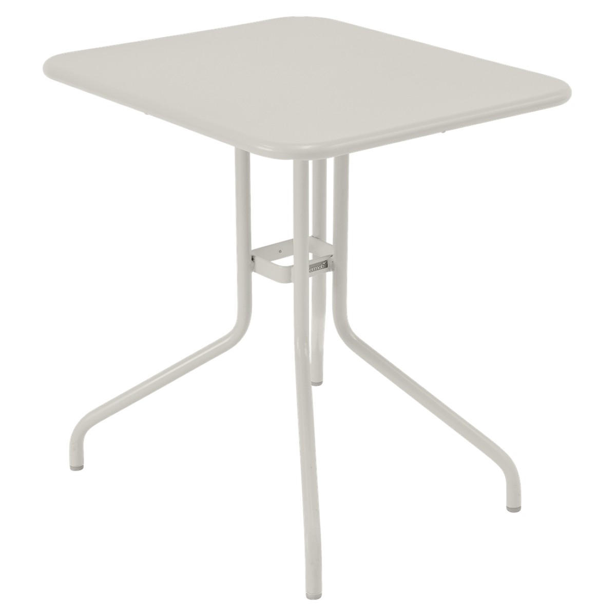 Fermob Petale Table Pétale Gris perle L 70 x l 60 x H74cm