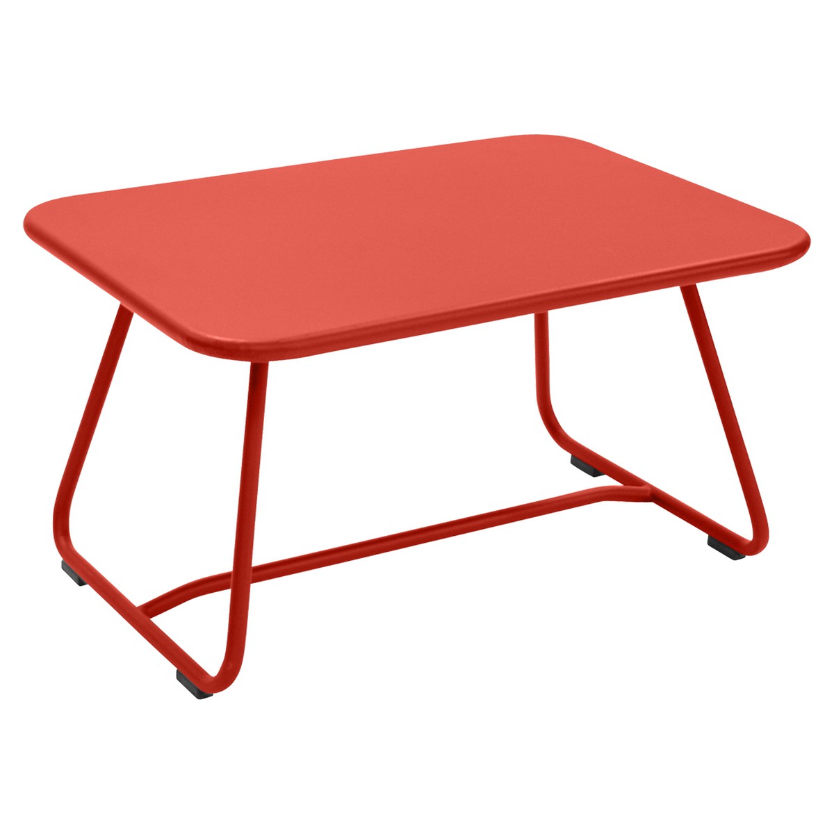 Fermob Sixties Table basse Sixties Rouge saumon L 75.5 x l 55.5 x H41cm