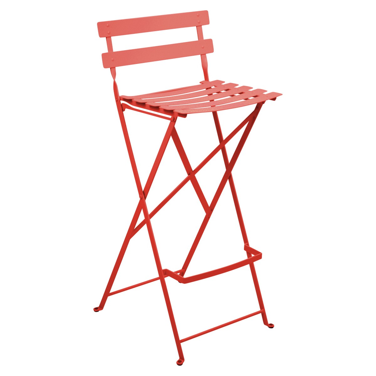 Fermob Bistro Tabouret haut Bistro Rouge saumon l 42 x H95cm