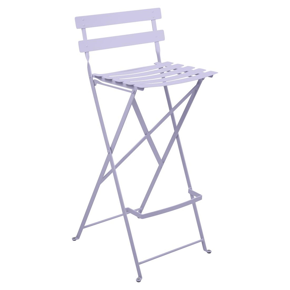 Fermob Bistro Tabouret haut Bistro Violet lilas l 42 x H95cm