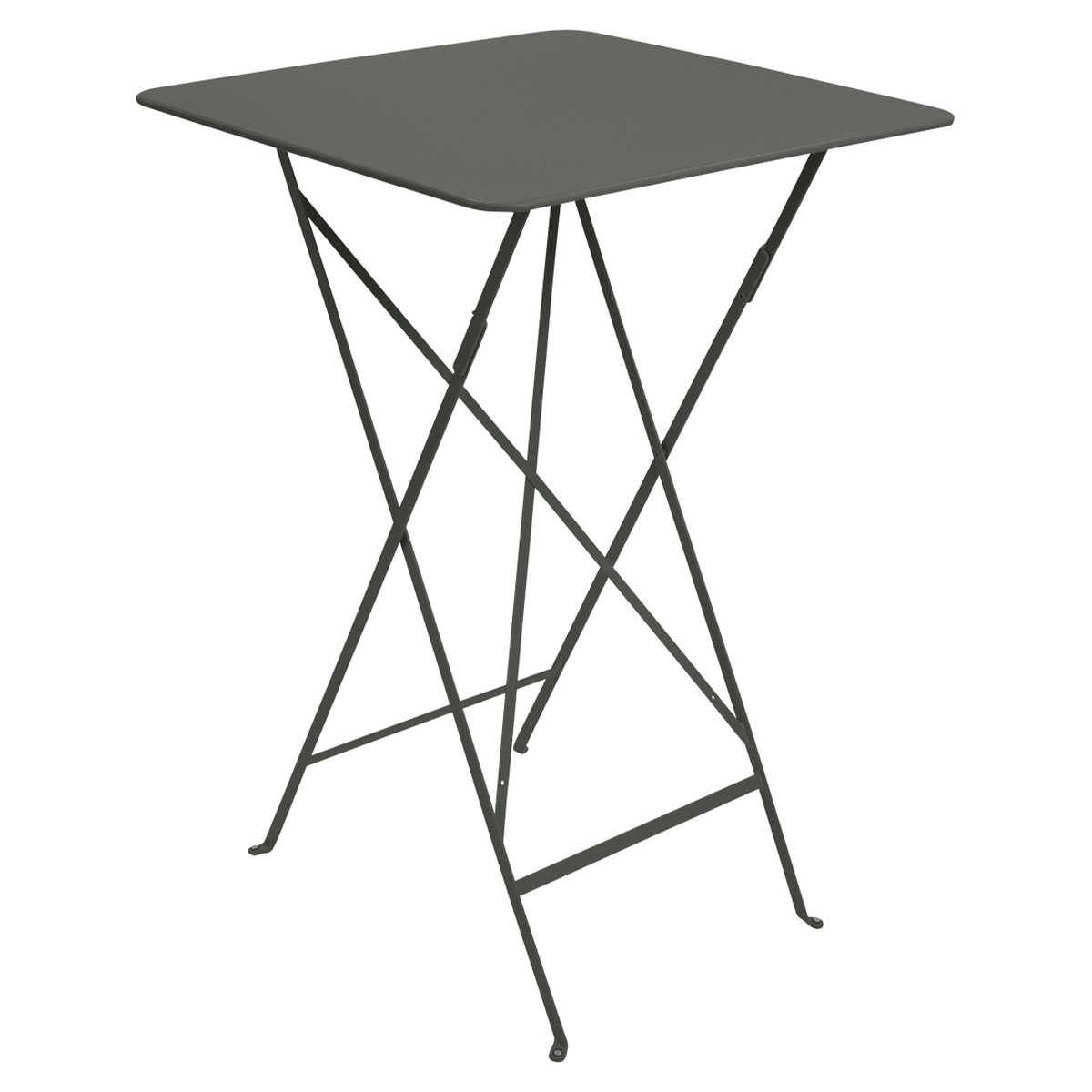 Fermob Bistro Table haute Bistro Mange Debout Vert de gris L 71 x l 71 x H105cm