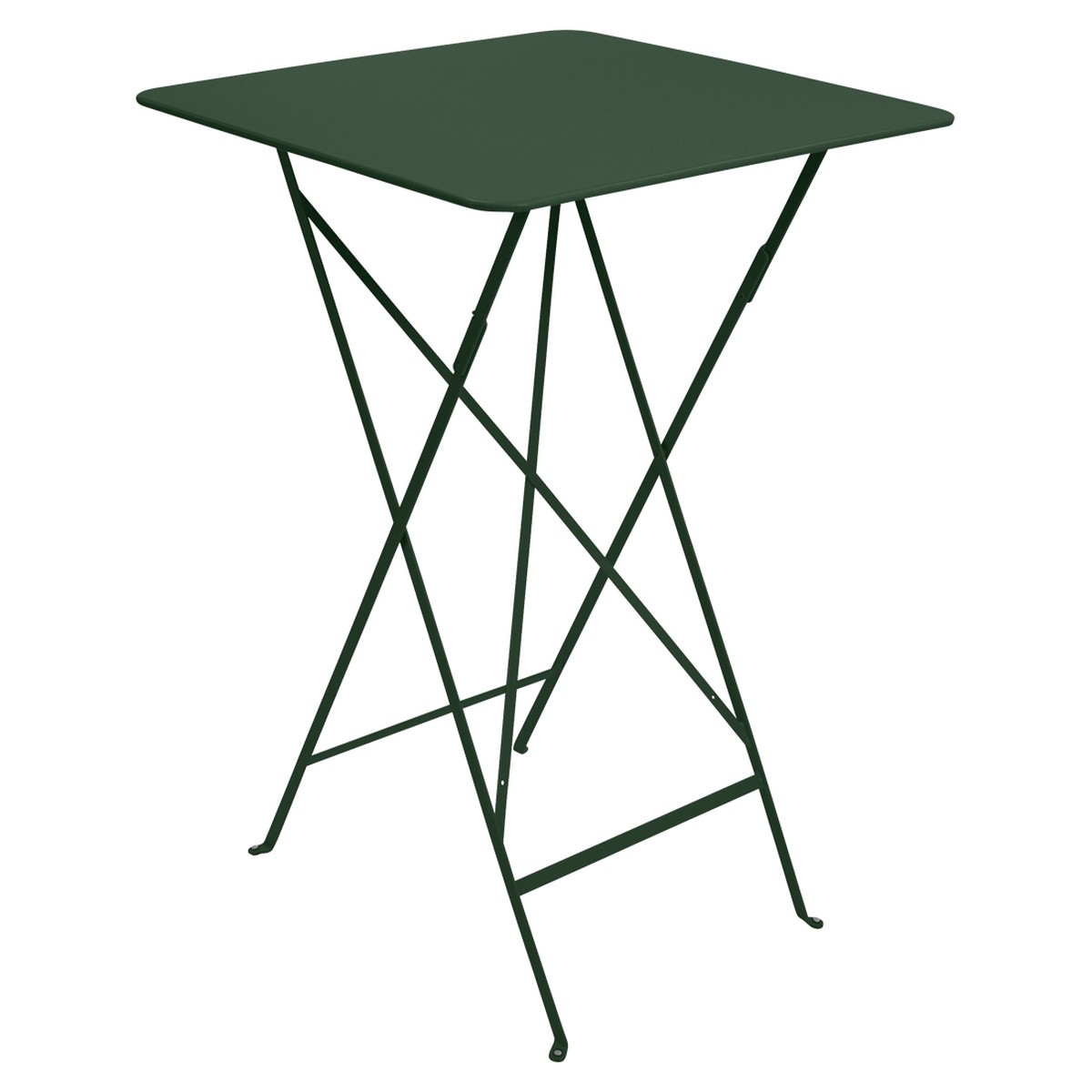 Fermob Bistro Table haute Bistro Mange Debout Vert sapin L 71 x l 71 x H105cm