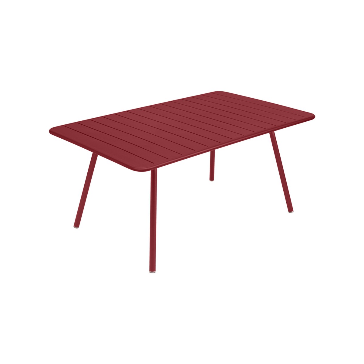 Fermob Luxembourg Table Luxembourg rectangulaire Rouge groseille L 165 x l 100 x H74cm