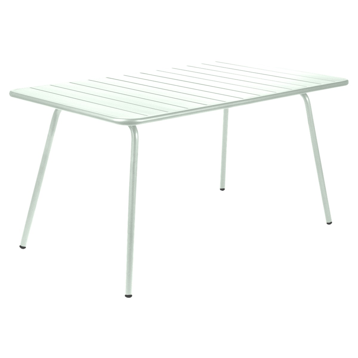 Fermob Luxembourg Table Luxembourg rectangulaire démontable Bleu cyan clair L 143 x l 80 x H74cm